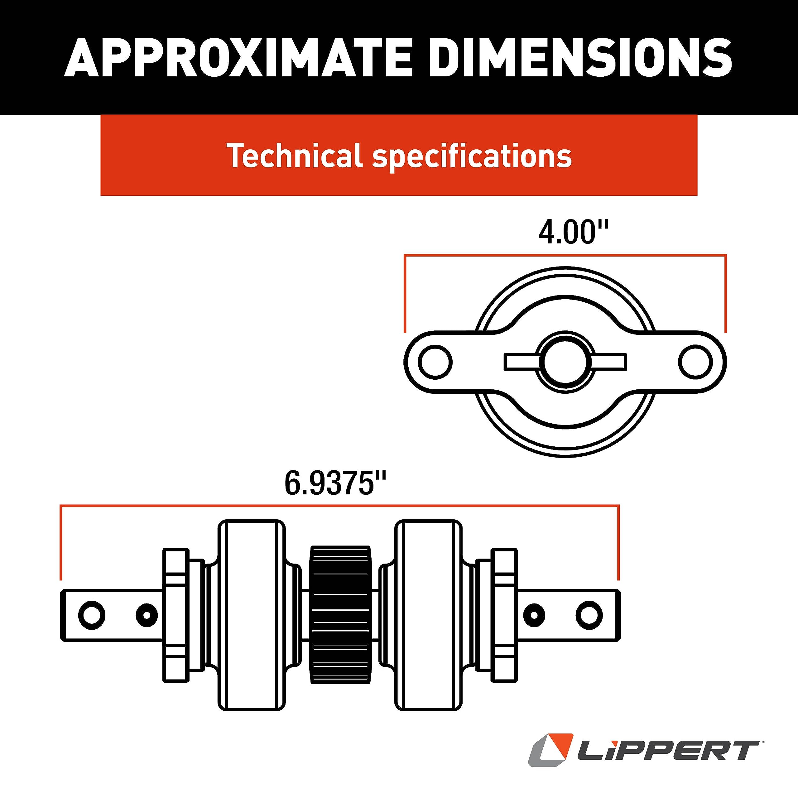 Lippert 140409 Standard Slide-Out Gear Pack (2 x 3 and 3 x 3)