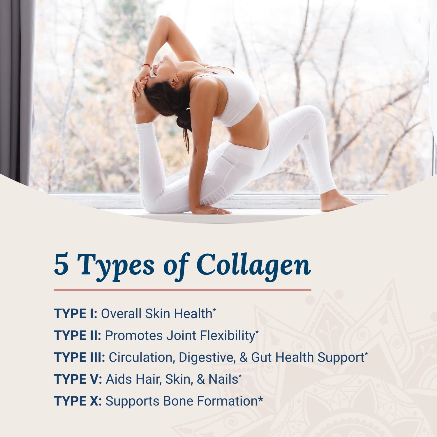 Live Conscious Beyond Collagen Multi Collagen Capsules - Types I, II, III, V & X - Hydrolyzed Blend with Biotin & Vitamin C for Hair, Skin, Nails 90 Capsules