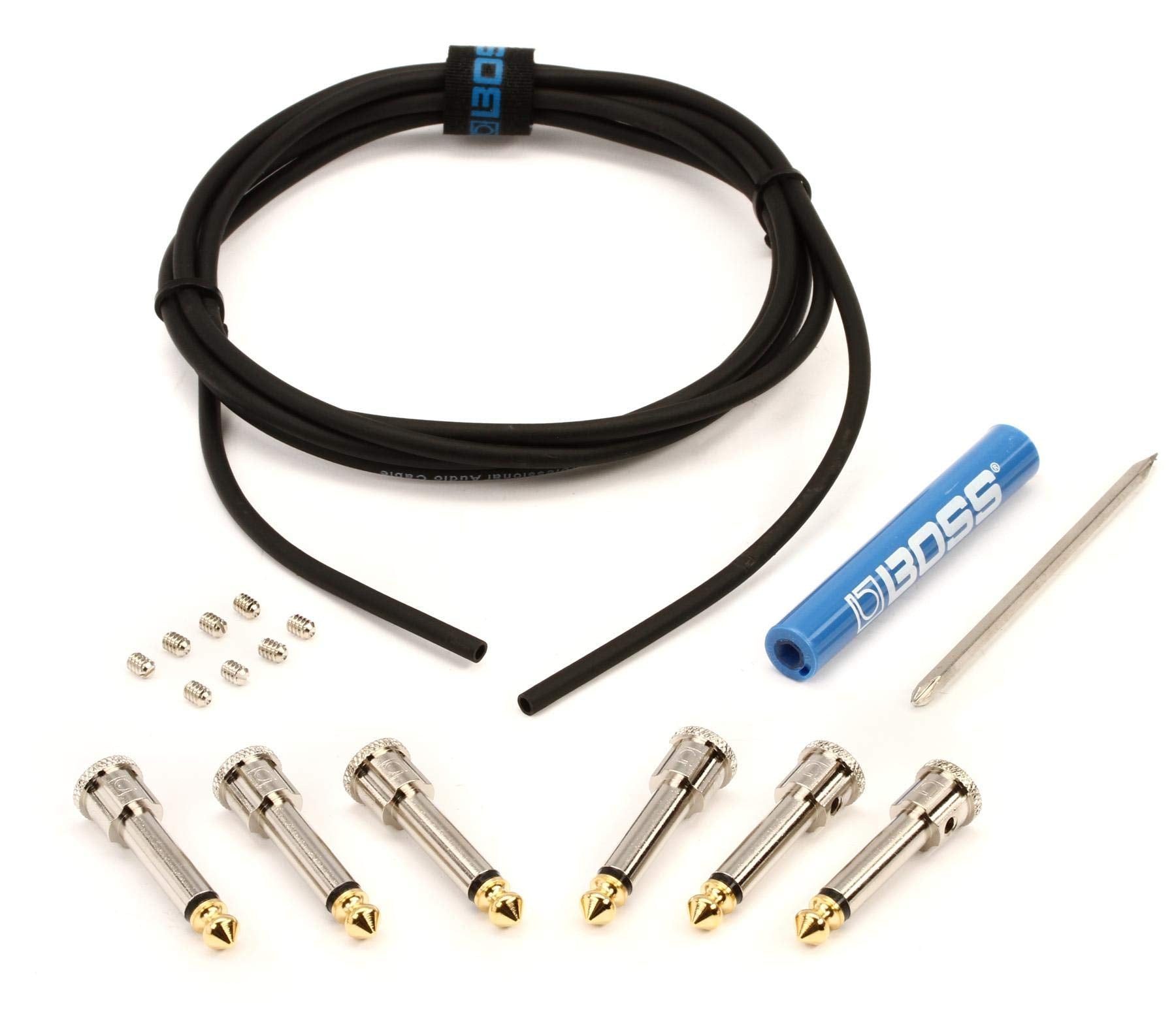 Boss BCK-6 Pedalboard Cable Kit - 6 Feet Cable, 6 Connectors