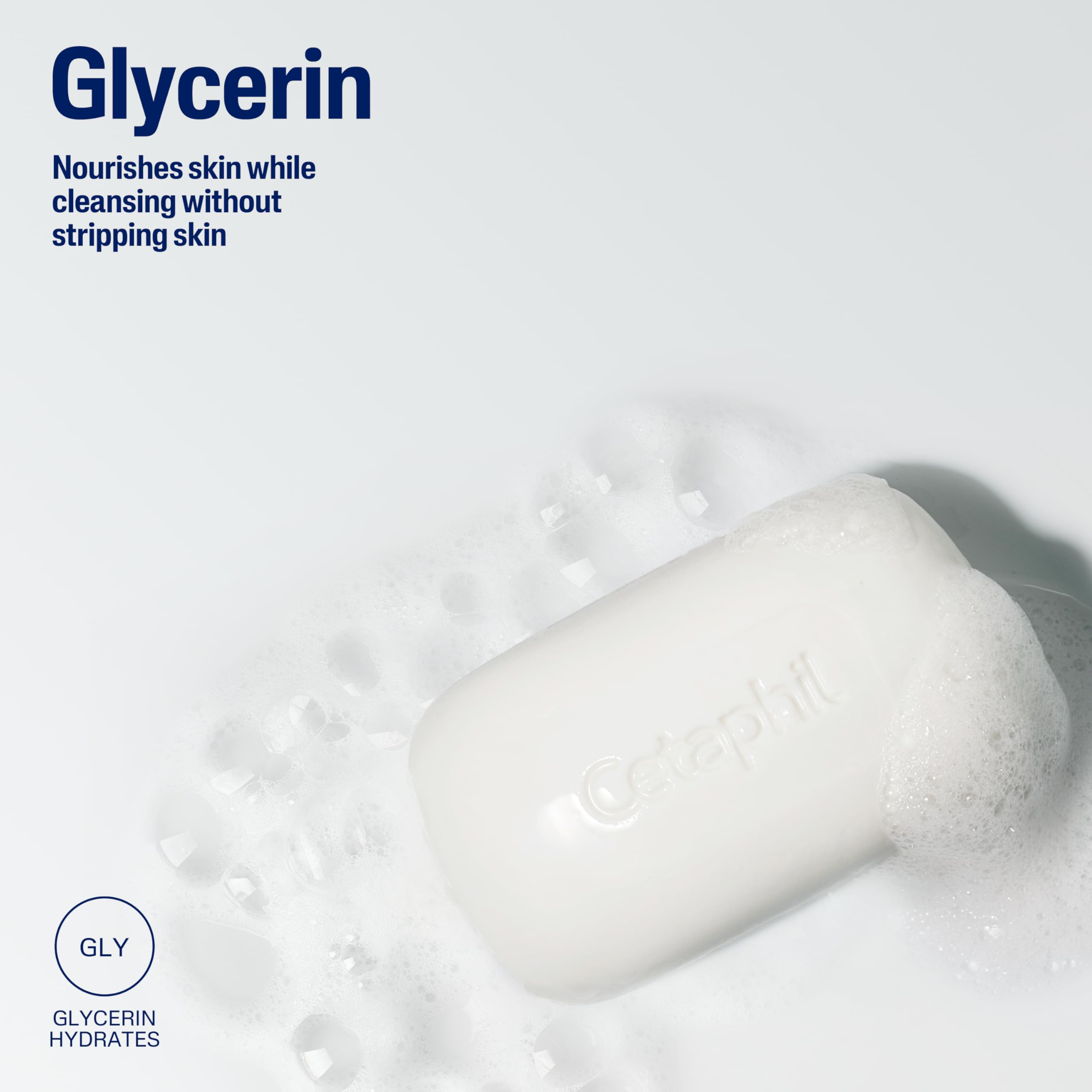 CETAPHIL Gentle Cleansing Bar, 4.5 oz Bar (Pack of 3), Nourishing Cleansing Bar For Dry, Sensitive Skin, Non-Comedogenic, Non-Irritating For Sensitive Skin