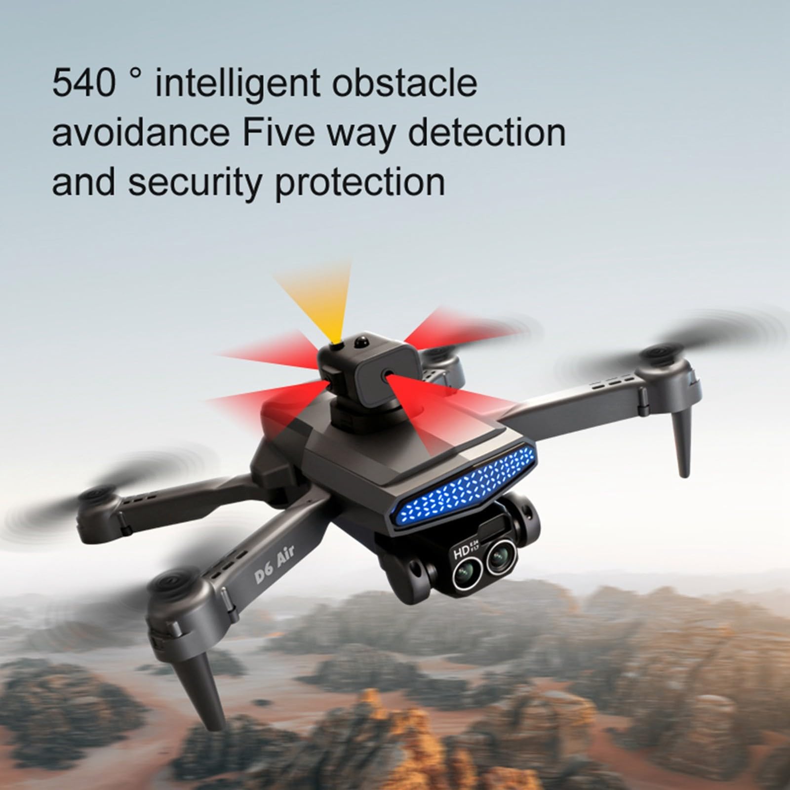 4K Aerial Photography Drone - Drone with Camera - Versatile Quadcopter with Altitude Hold, Headless Mode - Remote Control Camera Drone - Foldable Drone for Adults - Gift