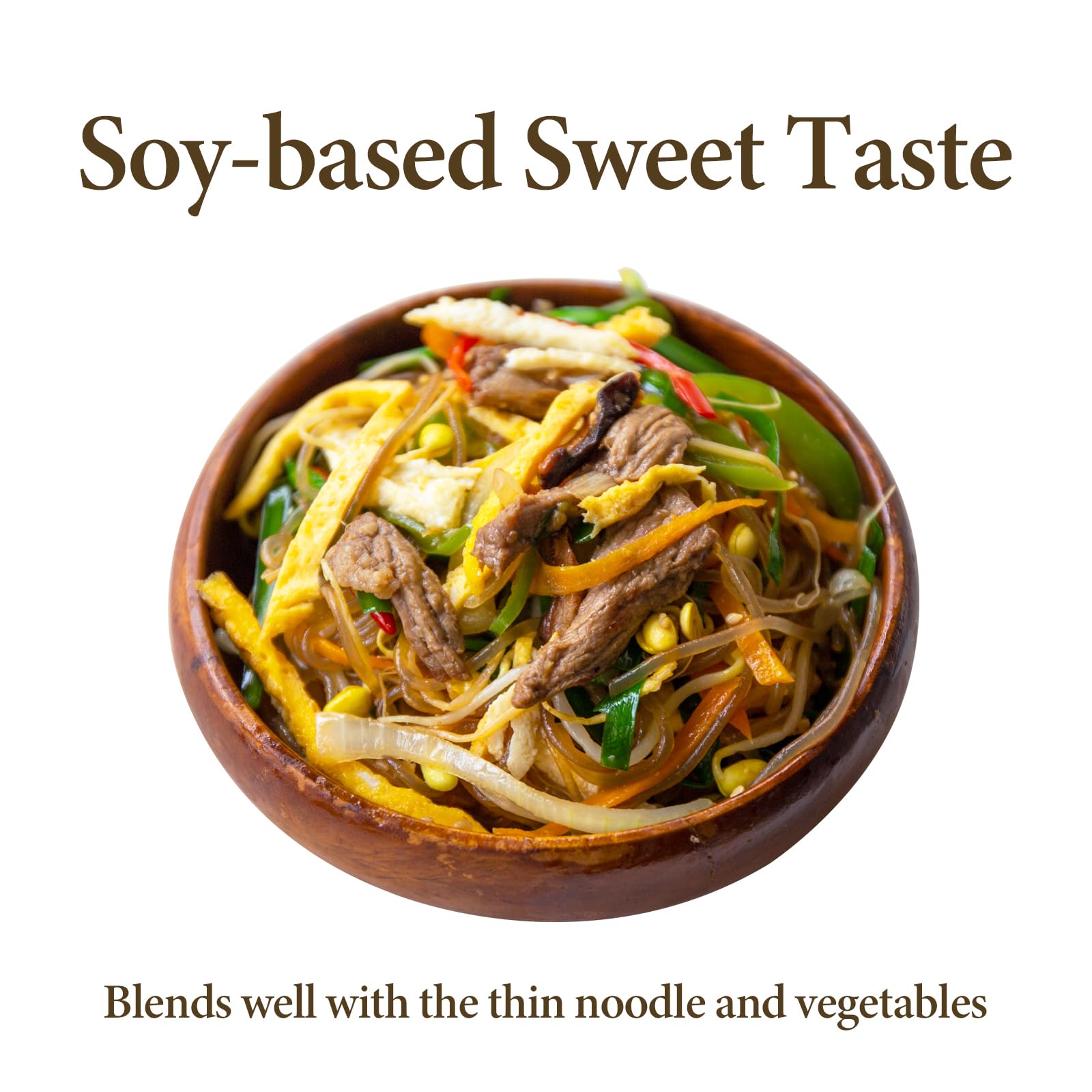 Wang Japchae Sauce, Savory and Slightly Sweet, Easy and Convenient Sauce for Vermicelli and Glass Noodles, 16.93 Ounce
