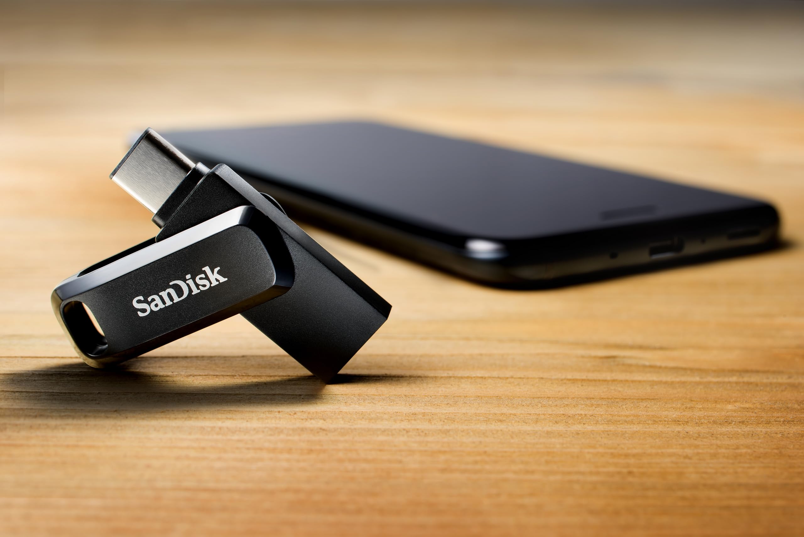SANDISK 256GB Ultra Dual Drive Go USB Type-C Flash Drive, Black - SDDDC3-256G-GAM46