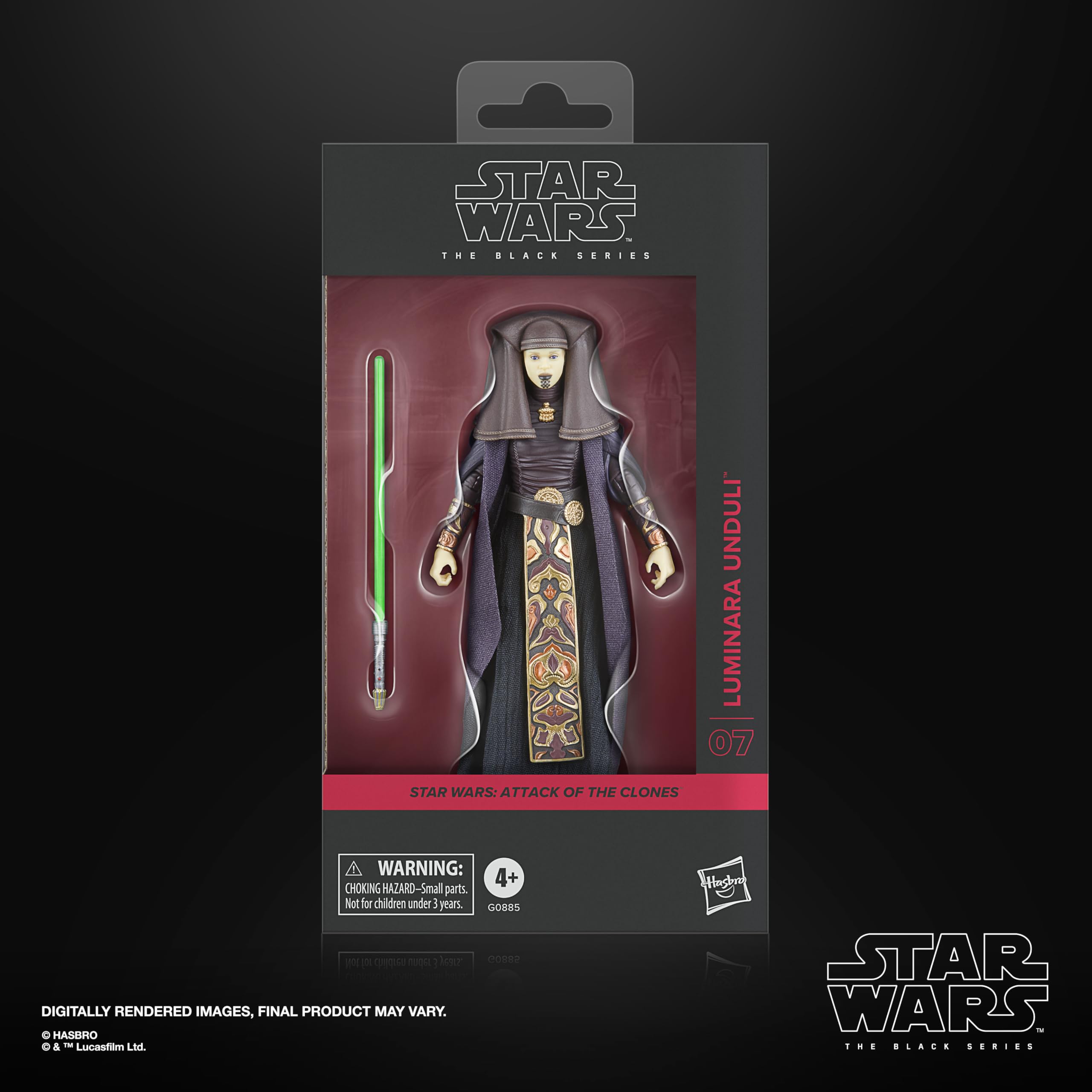 STAR WARS The Black Series Luminara Unduli, Attack of The Clones Premium Collectible 6 Inch Action Figure