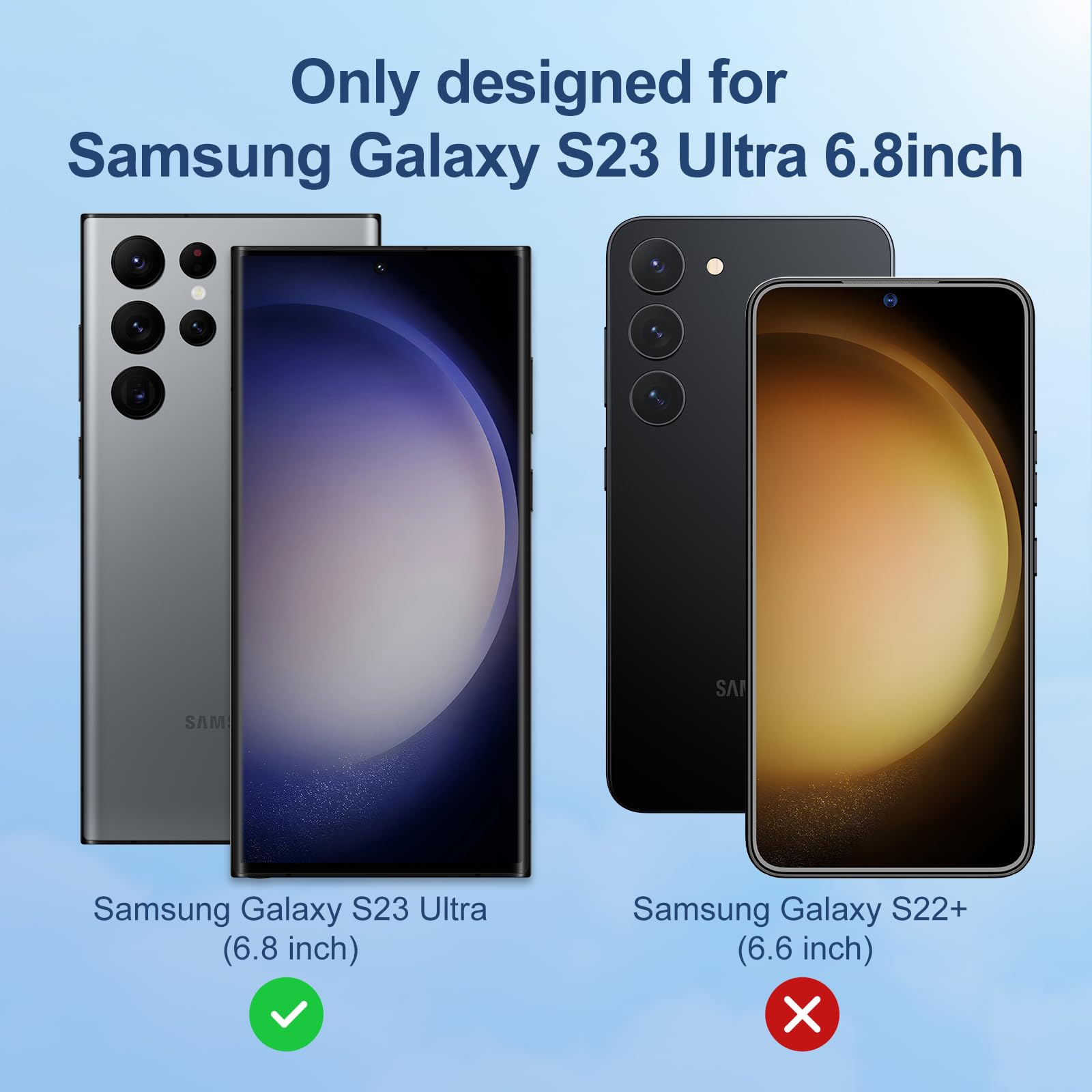 LK 3 Pack for Samsung Galaxy S23 ultra TPU Screen Protector [Not Glass] [Support Fingerprint Unlock] Touch Sensitive for Samsung Galaxy S23 Ultra