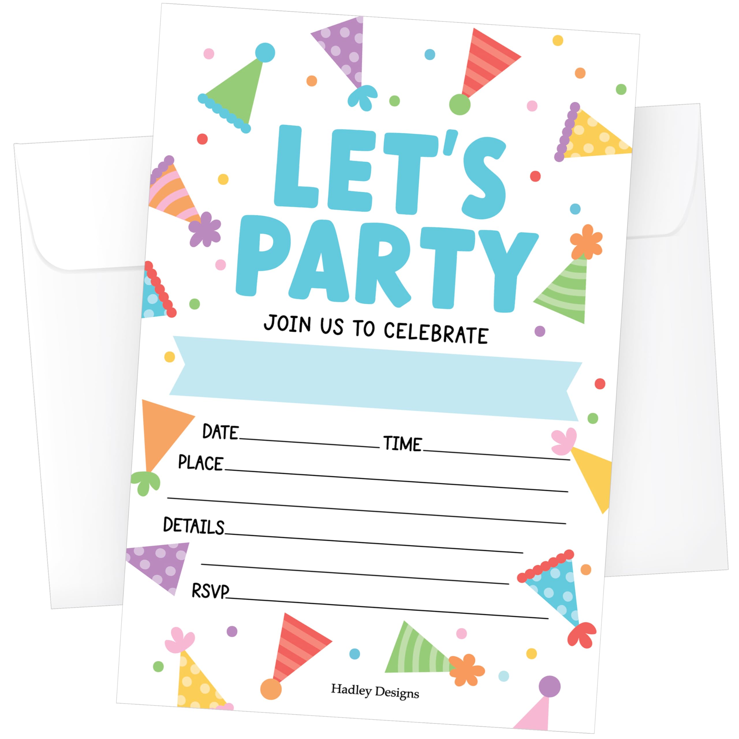 15 Colorful Birthday Invitations Girl - Kids Birthday Invitations Boy, Birthday Party Invitations For Boys, Colorful Birthday Invites For Boy, Birthday Invitation Cards, Birthday Party Invites Boy