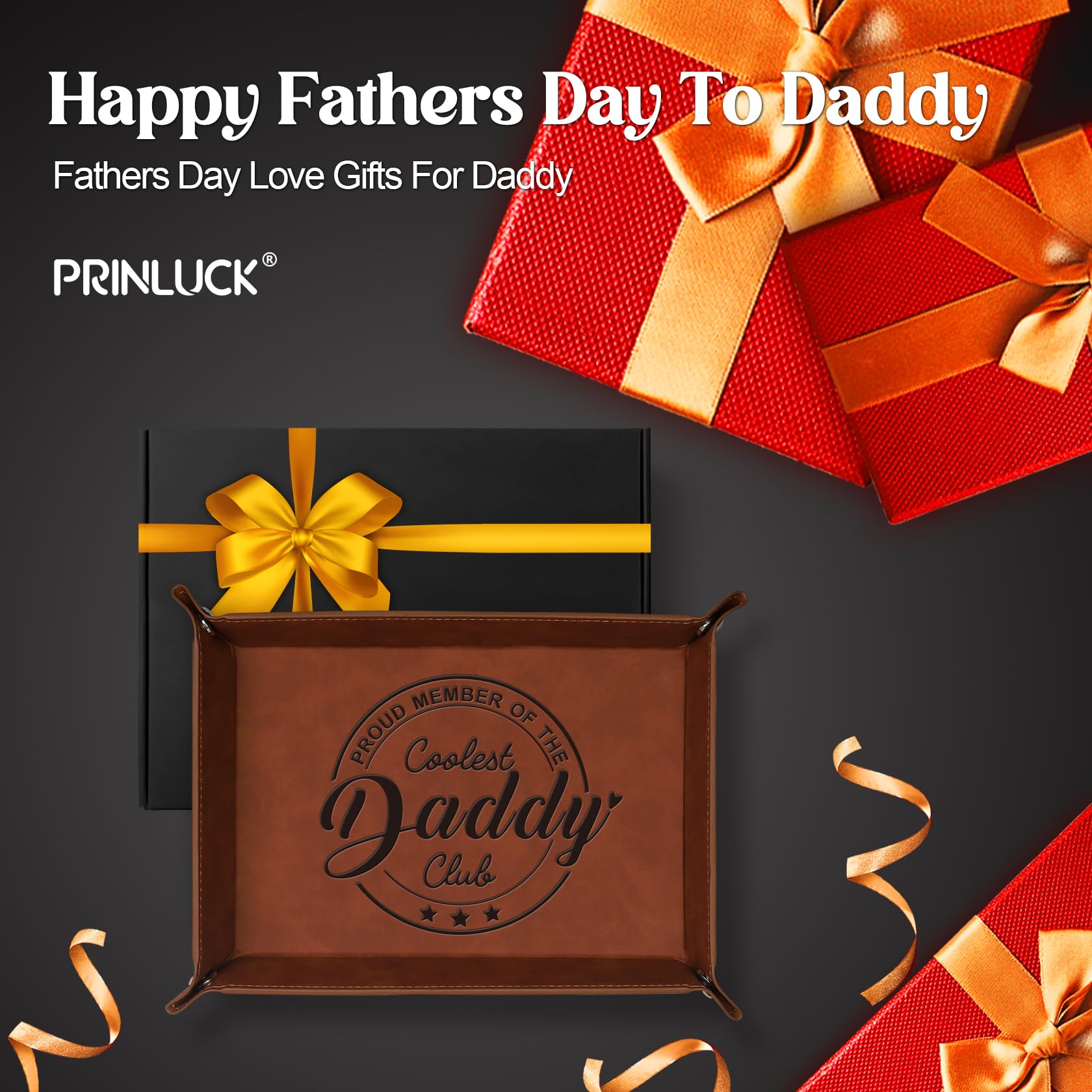 Fathers Day Dad Gifts, Gifts for Dad from Daughter Son, Valet Tray, Dads Gifts for Fathers Day, Fathers Day Husband Gifts from Wife, Fathers Day Christmas Birthday Gifts for Men Him Dad Husband