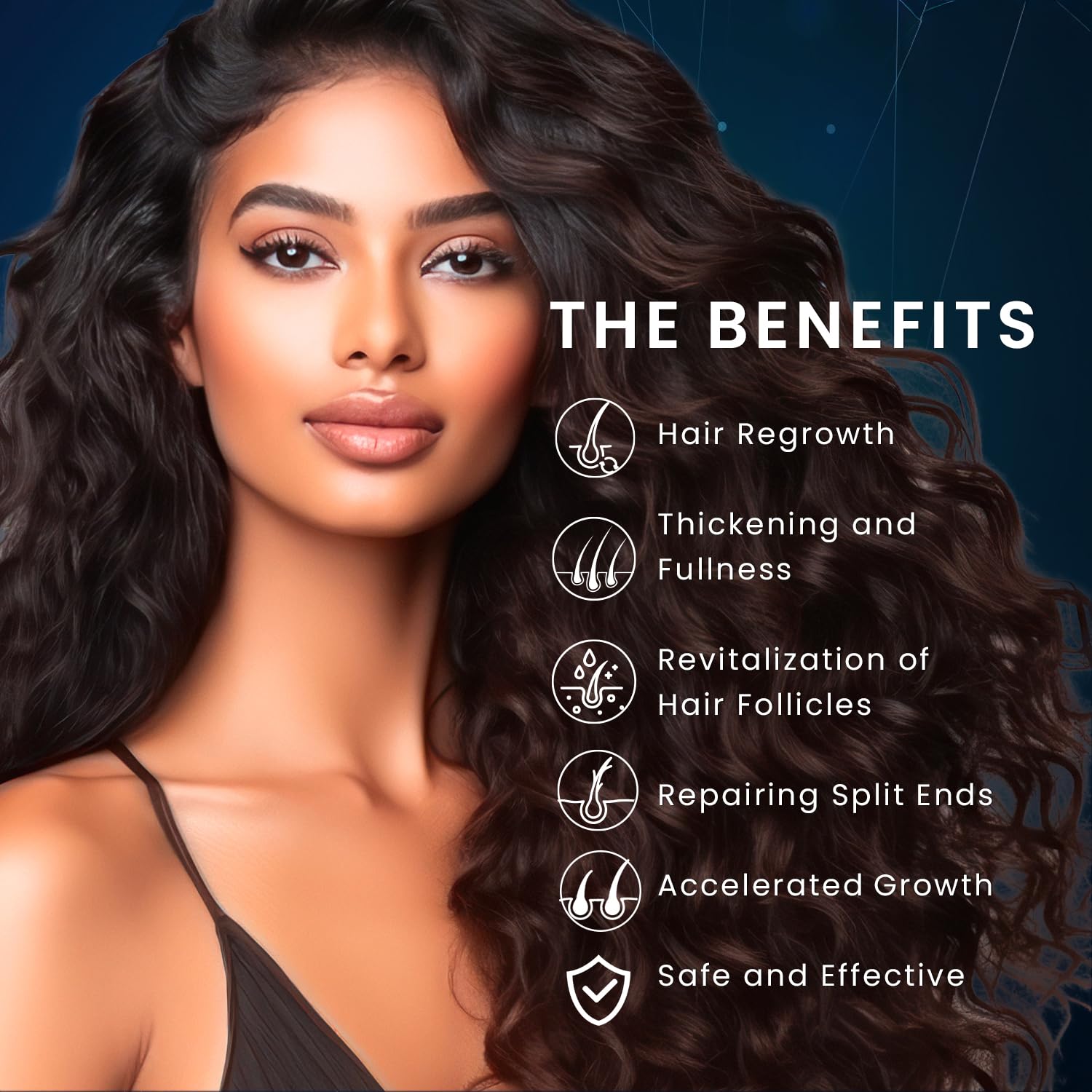 5% Minoxidil Hair Growth for Men and Women: Biotin Hair Growth Serum for Hair Loss, Thinning, and Faster Regrowth Treatment - 60ML