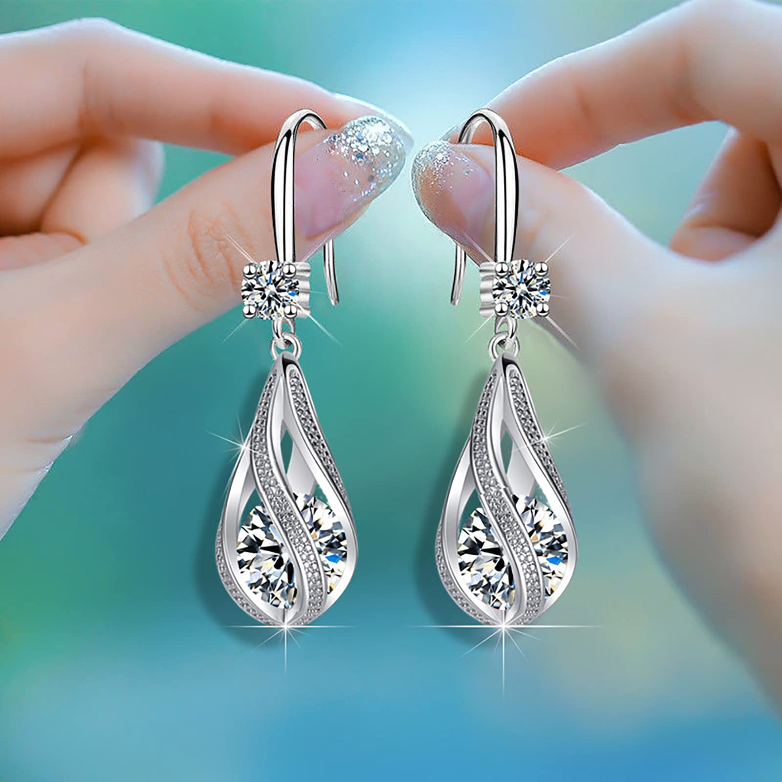 My+Orders Placed Recently by Me On Amaon 925 Sterling Silver Drop Earrings for Women Amaon Haul Store Trendy Gold Hypoallergenic Dangle Earrings Wedding Earrings Jewelry for Brides