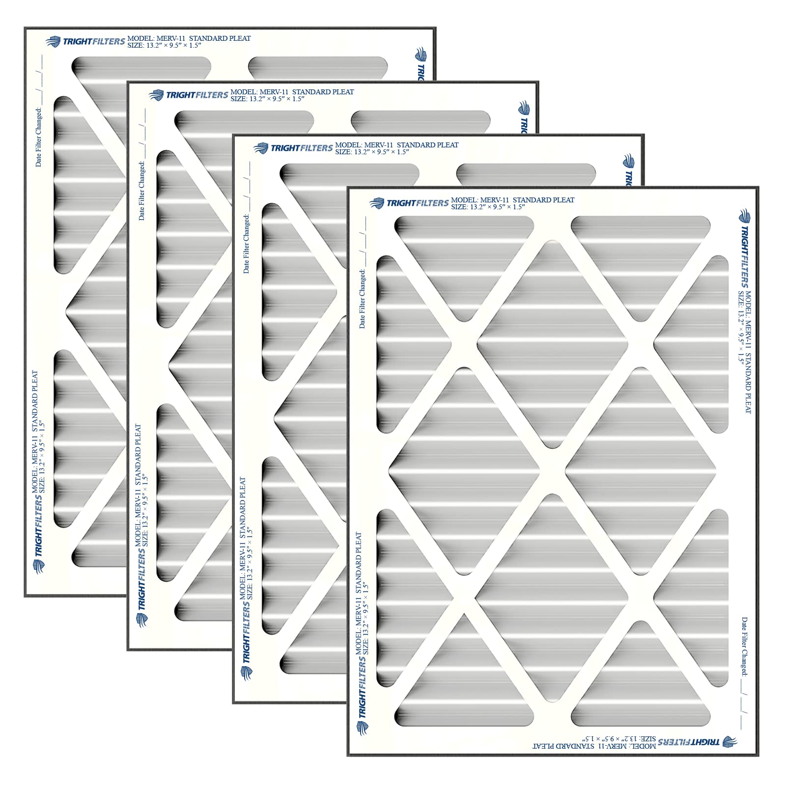 ABESTORM MERV11 Filter Compatible with DecDust 1350 / DecDust 1350IG, DecDust 1350Gray /DecDust 1350IG Gray Air Filtration System(Pack of 4)