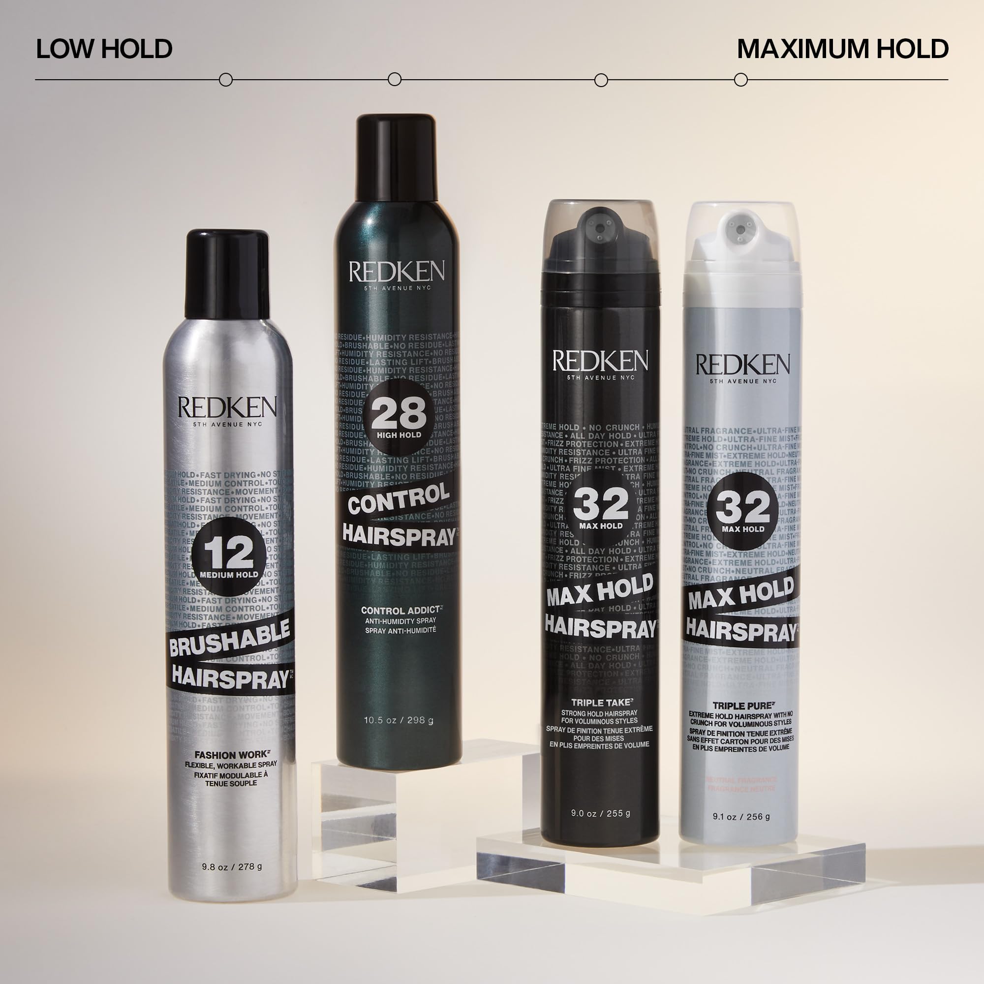 Redken Max Hold Hairspray 32 | Extreme Maximum High Hold Hairspray | Long-Lasting Lift & Body | All-Day Style Control | Dry Finish | 24 Hour Humidity Resistance | | For All Hair Types | 9 Oz