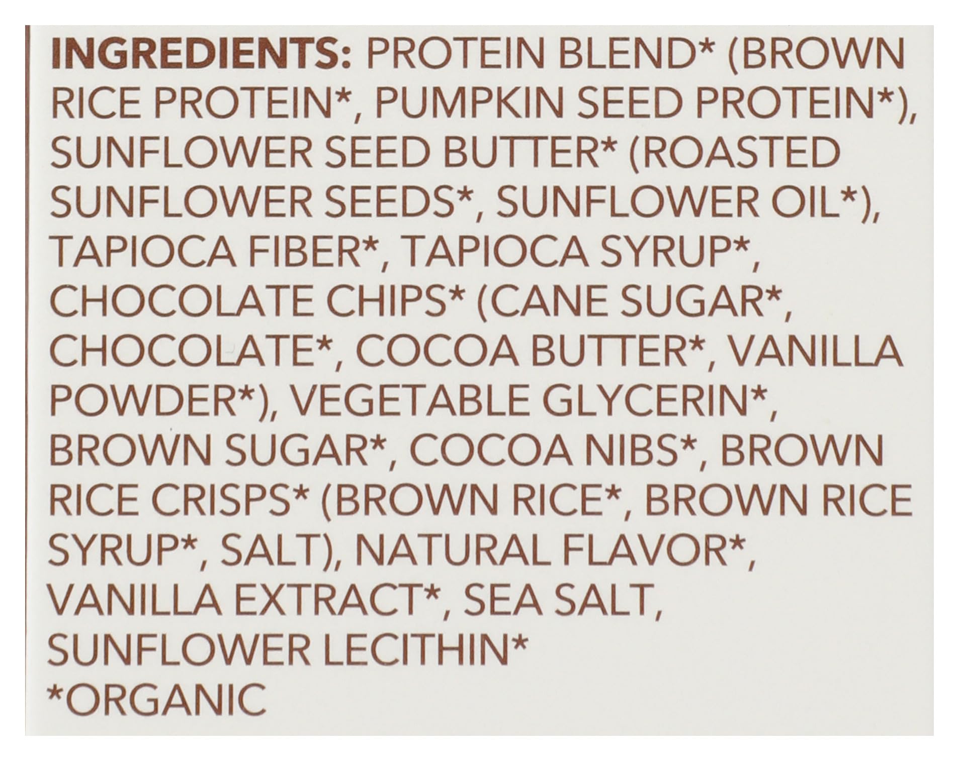 ALOHA Organic Plant Based Protein Bars, Chocolate Chip Cookie Dough, 1.98-Ounce Bars, (Pack of 5)