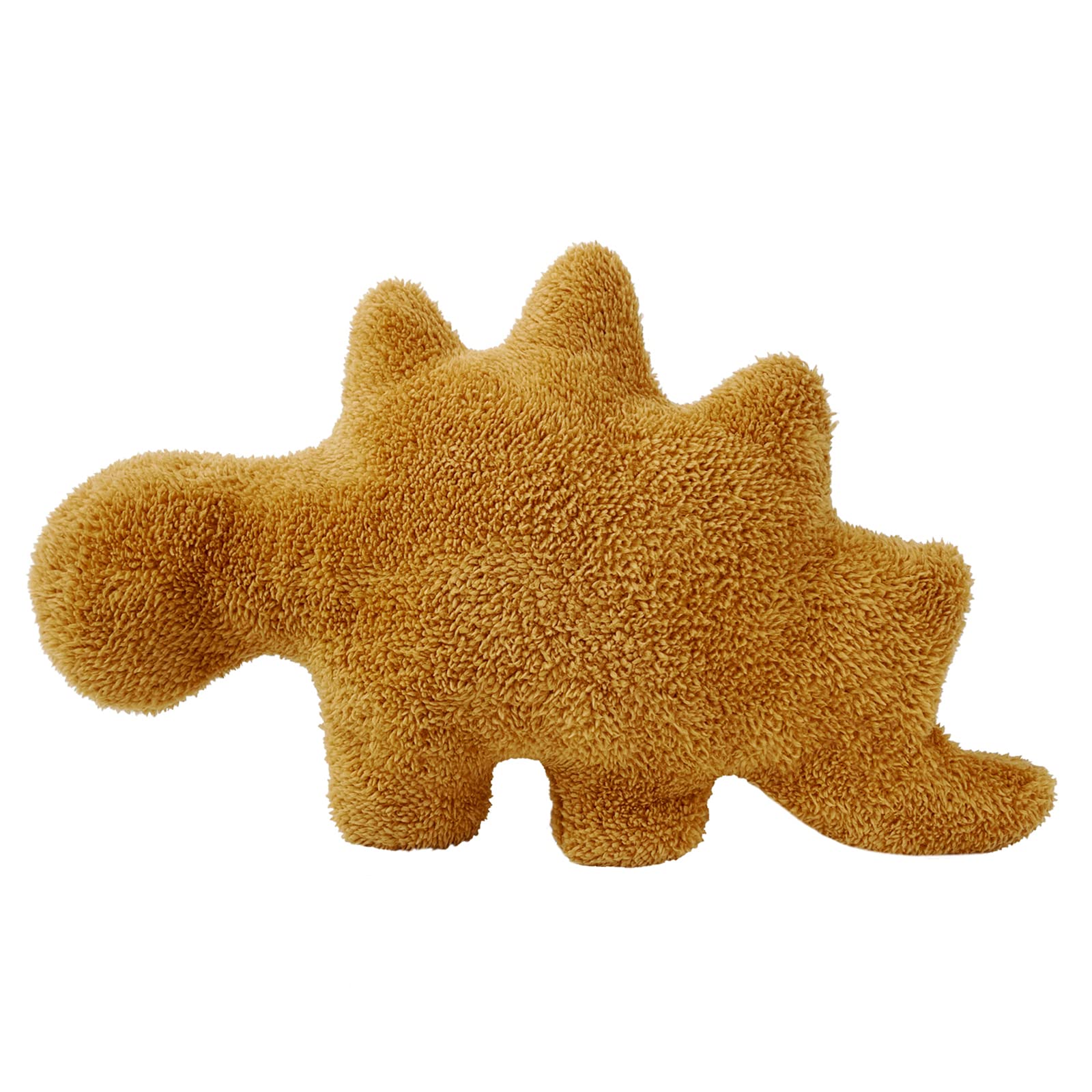 Isaacalyx Dino Nugget Pillow, 18 inch Soft Dinosaur Chicken Nuggets Pillow for Birthday Gifts, Dinosaur Theme Party Decorations (Stegosaurus, Small)