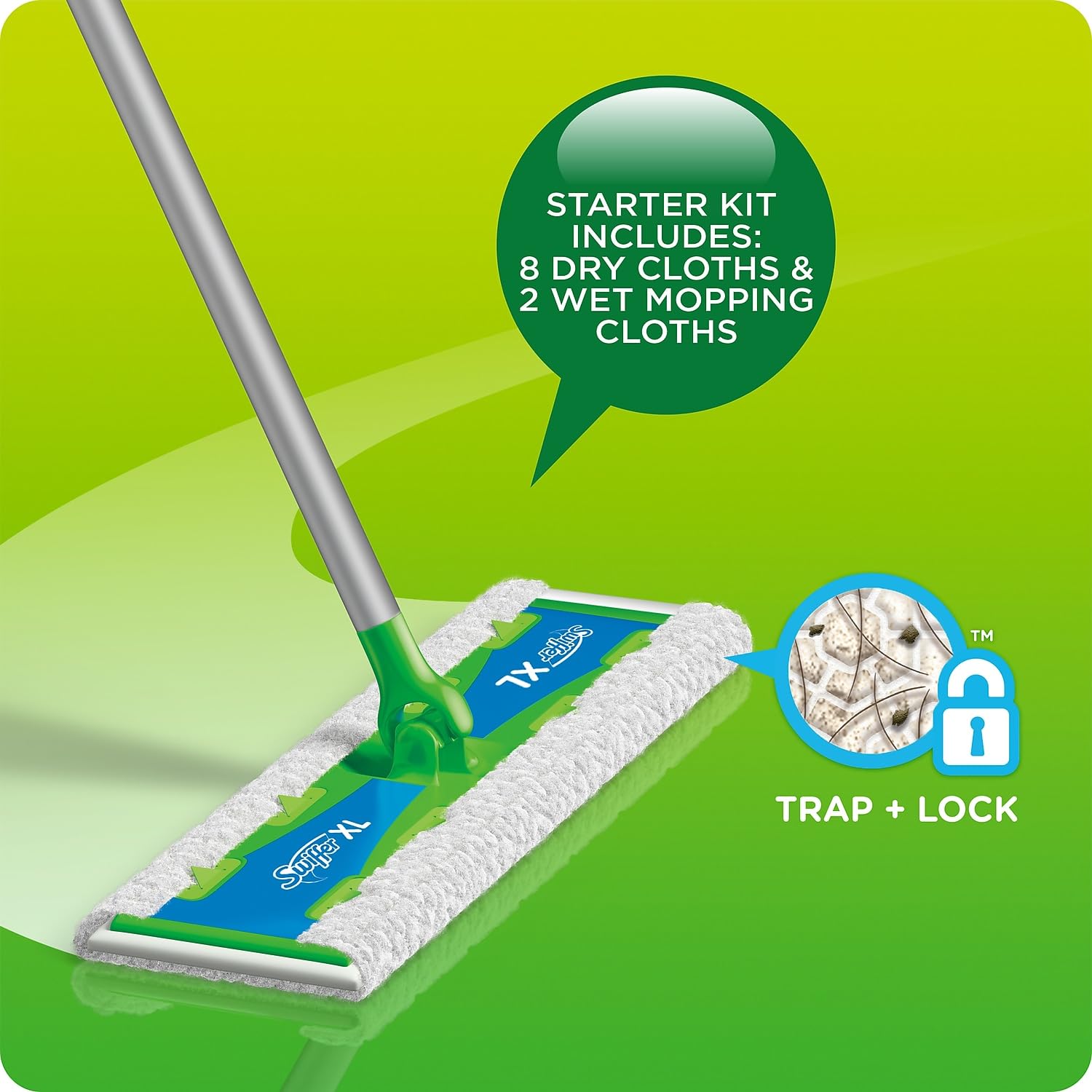 SWIFFER SWEEPER X-LARGE Disposable Sweeping Cloths, 16-Count Boxes (PACK OF 6)