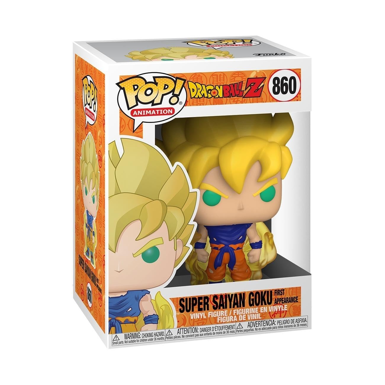 Funko Pop Animation: Dragonball Z - Super Saiyan Goku - (First Appearance) - Dragon Ball - Collectable Vinyl Figure - Gift Idea - Official Merchandise - Toys for Kids & Adults - Anime Fans