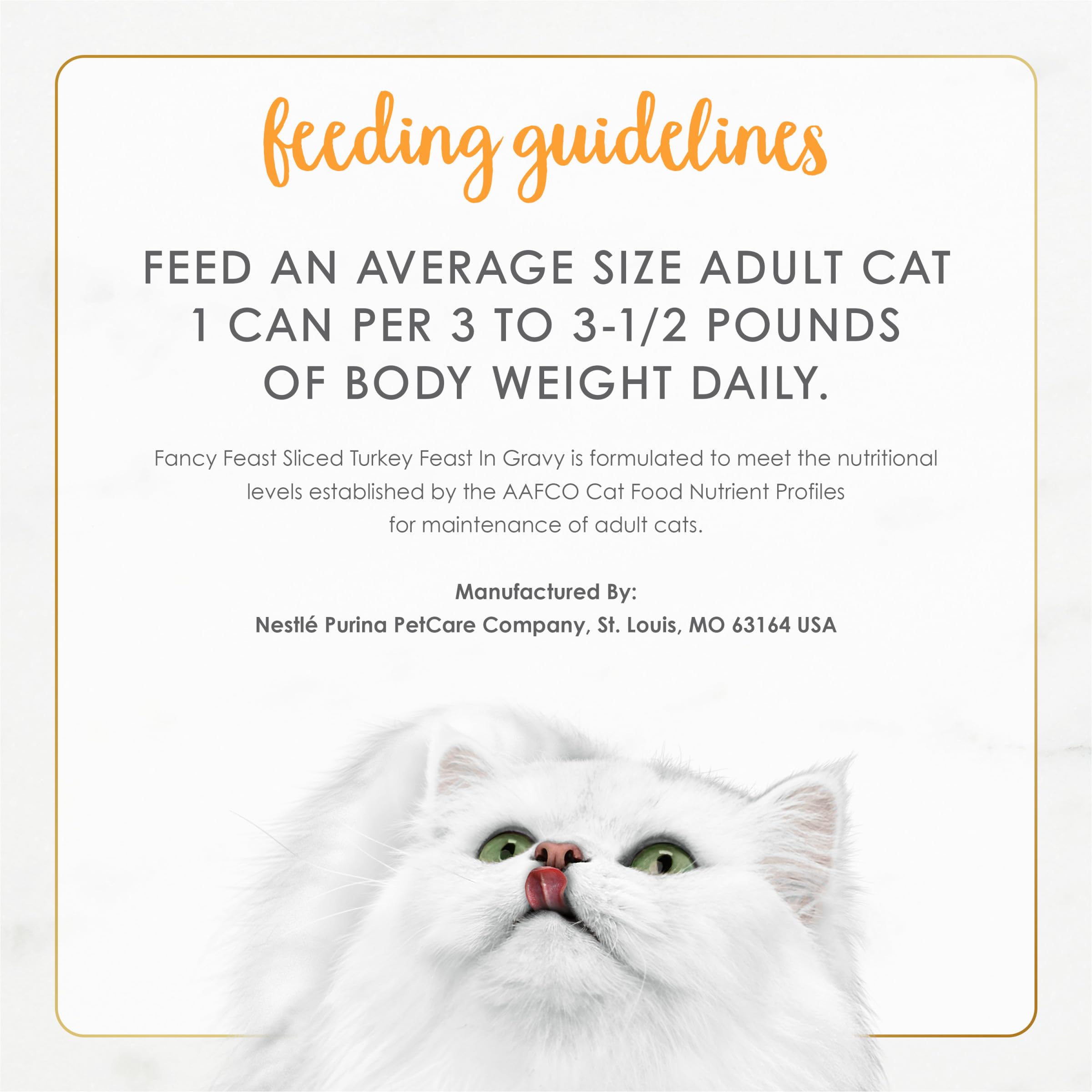 Purina Fancy Feast Sliced Turkey Feast Wet Cat Food in Gravy - (Pack of 24) 3 oz. Cans