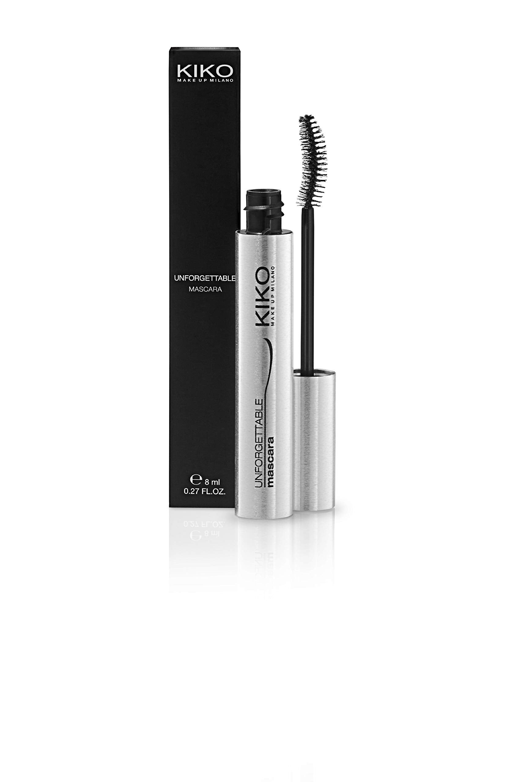 KIKO Milano Unforgettable Volume & Curl Mascara | Long-lasting Curling Mascara With Anatomical Brush