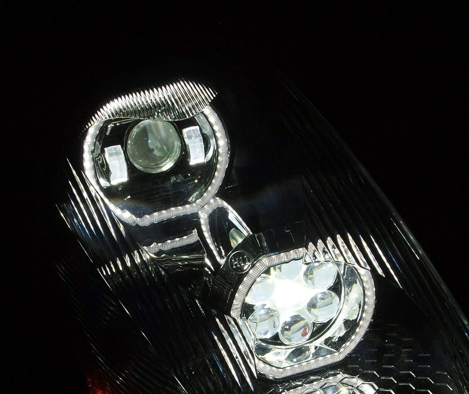 QSC Truck Parts Full LED Performance Headlights Pair Sequential Turn Signals Compatible with Volvo VNL 04-17