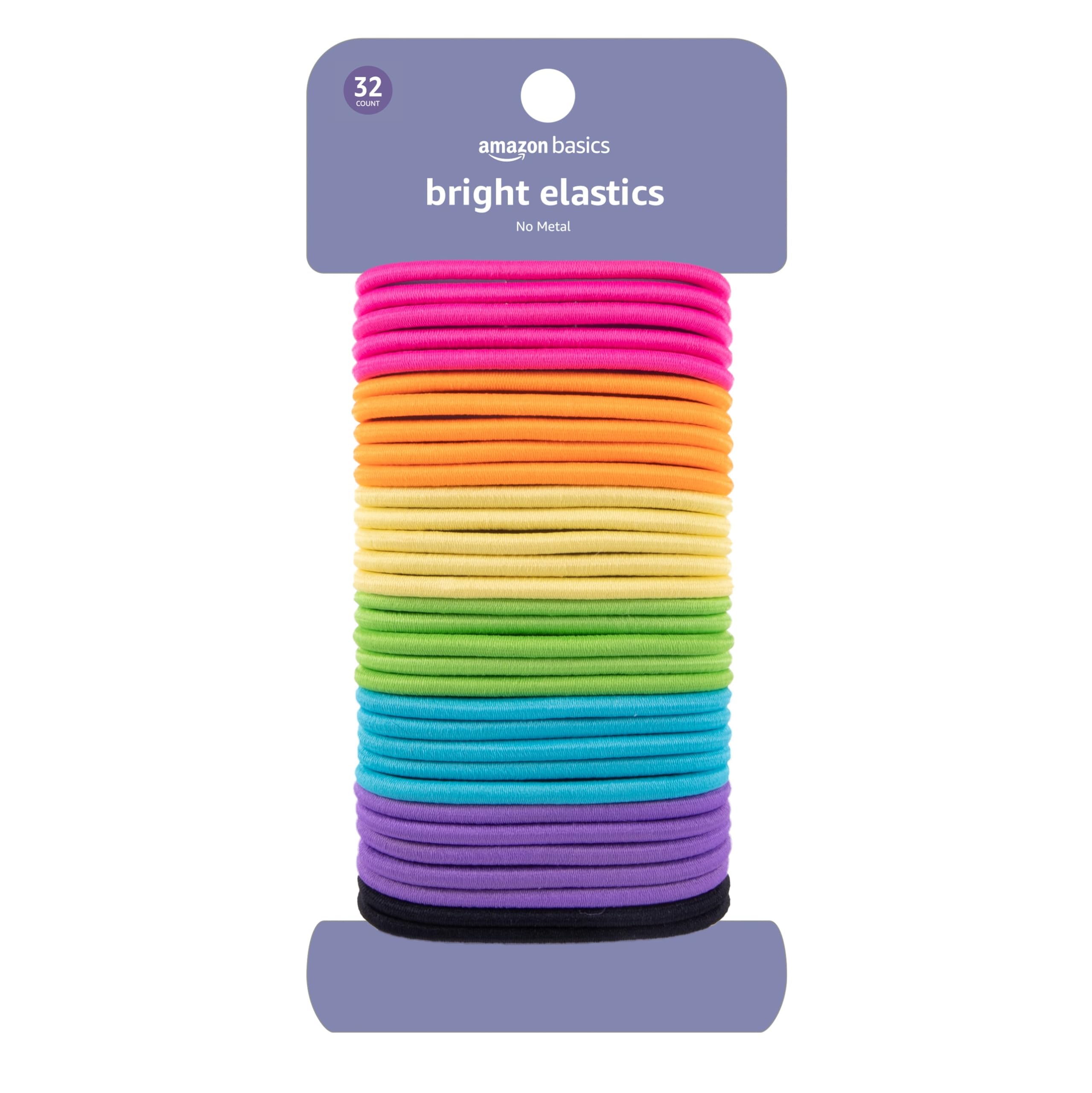 Amazon Basics Bright Elastics 4 MM 32 Count