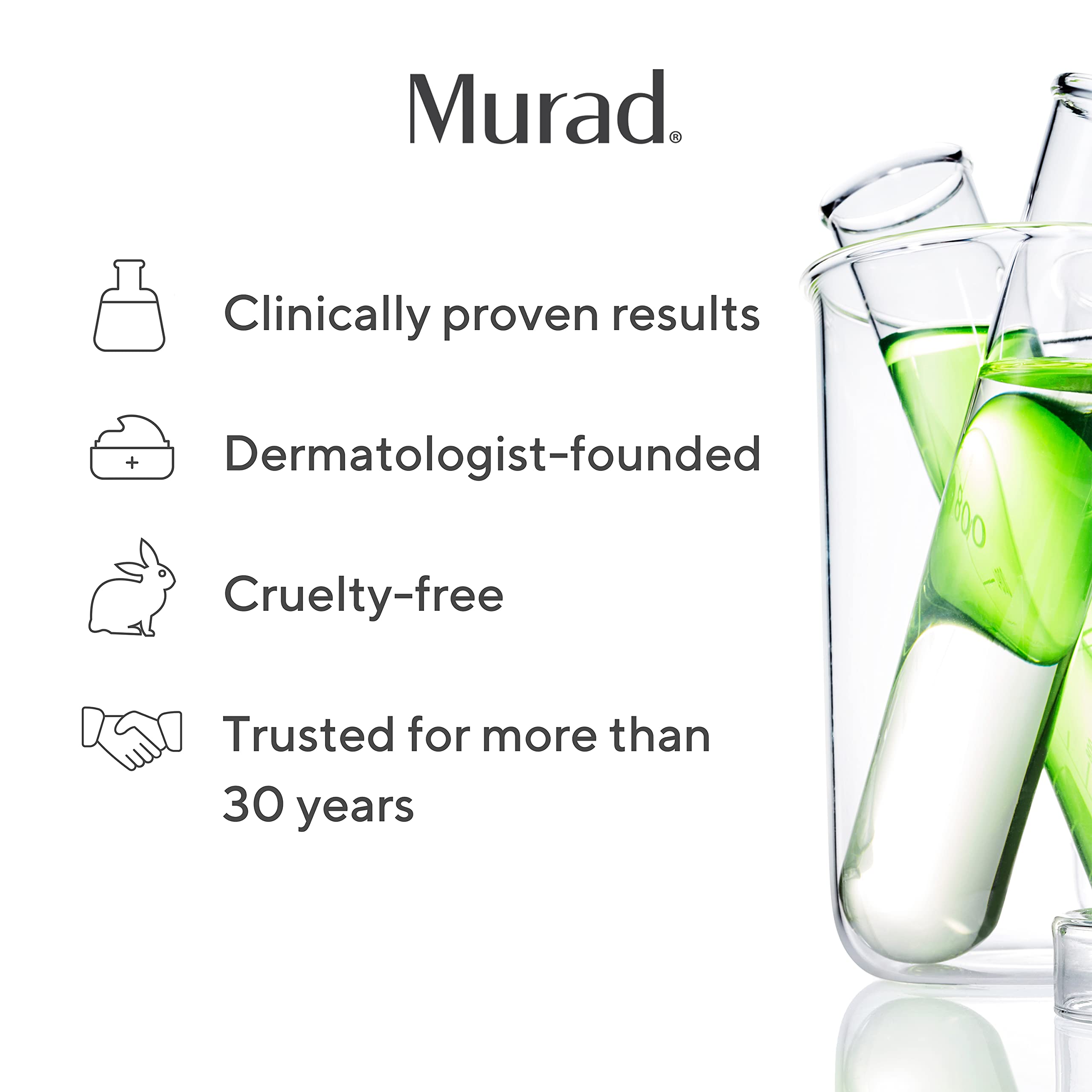 Murad Multi-Vitamin Clear Coat Sunscreen SPF 50 - Antioxidant-Rich Broad-Spectrum SPF with Vitamins C-F, Bio-Fermented Clary Sage & Chia Seed, Clear and Non-Comedogenic, For All Skin Types - 1.7 Fl Oz