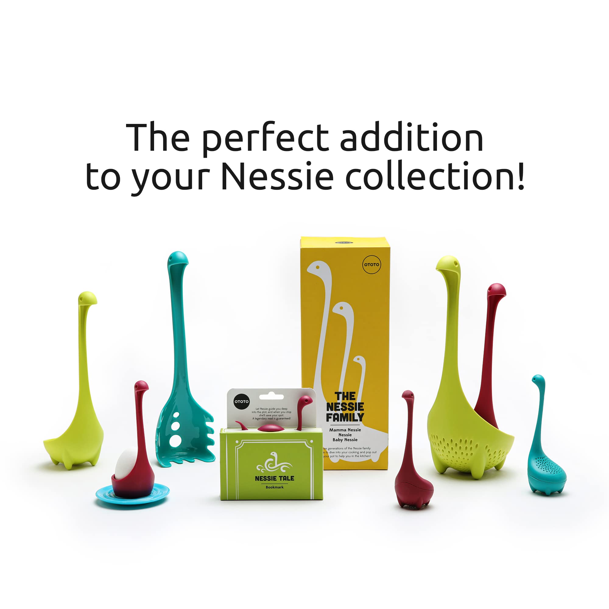 The Original Nessie Ladle by OTOTO - Soup Ladle, Cute Gifts, Funny Kitchen Gadgets, Loch Ness design, Cooking Gifts for Mom - Cute and Practical Kitchen Utensils - Unique Gifts for Women, Mothers Day