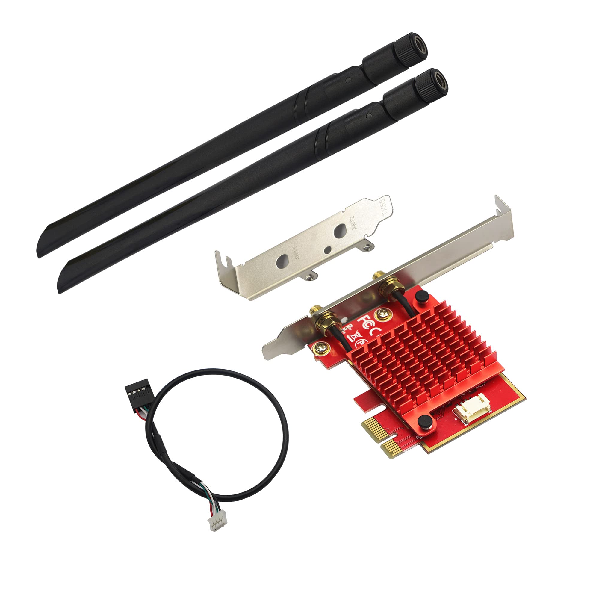 PCIe WiFi Card,WiFi 6 Wireless Network Card AX200 Dual Band PCI-Express Card Adapter,2.4GHz/5GHz,Bluetooth 5.0 | MU-MIMO | Ultra-Low Latency PCI-E Card,Supports Windows 10 32/64 Bit System.