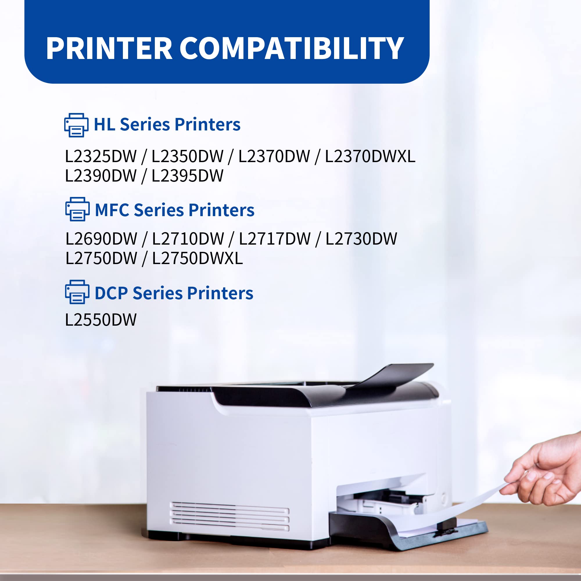 DR730 Drum Unit Brother DR730 (Not Toner) Replacement for Brother Drum DR730 DR-730 to Compatible with MFC-L2750DW HL-L2370DW MFC-L2710DW HL-L2350DW DCP-L2550DW Printer (2 Black)