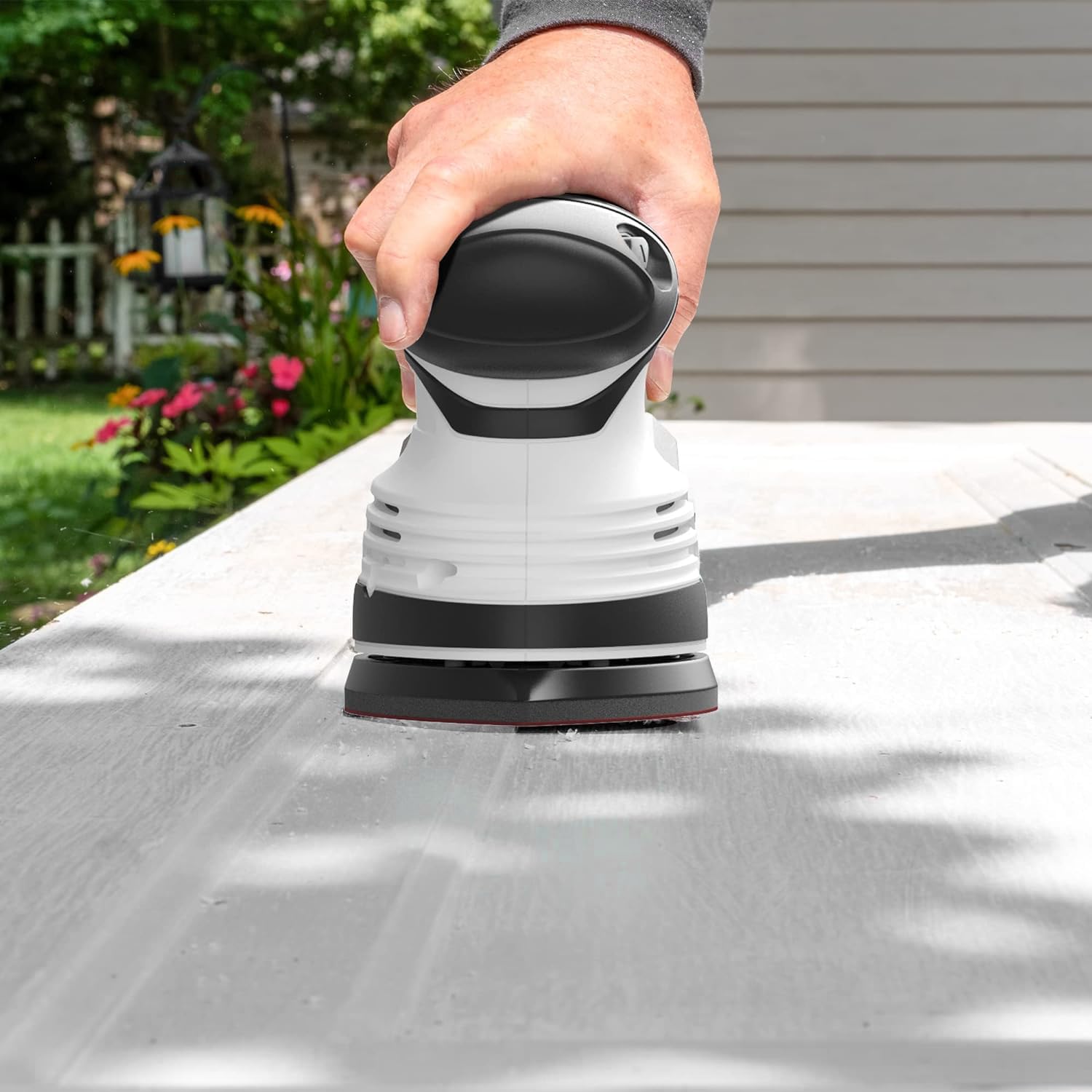 Bielmeier Electric Detail Sander with 12-Piece Sandpaper(60 Grit×3,80 Grit ×3,100 Grit×3,120 Grit × 3) with Efficient Dust Collection System Multi-Function,14,000 OPM Hand Held Sanders for Wood…