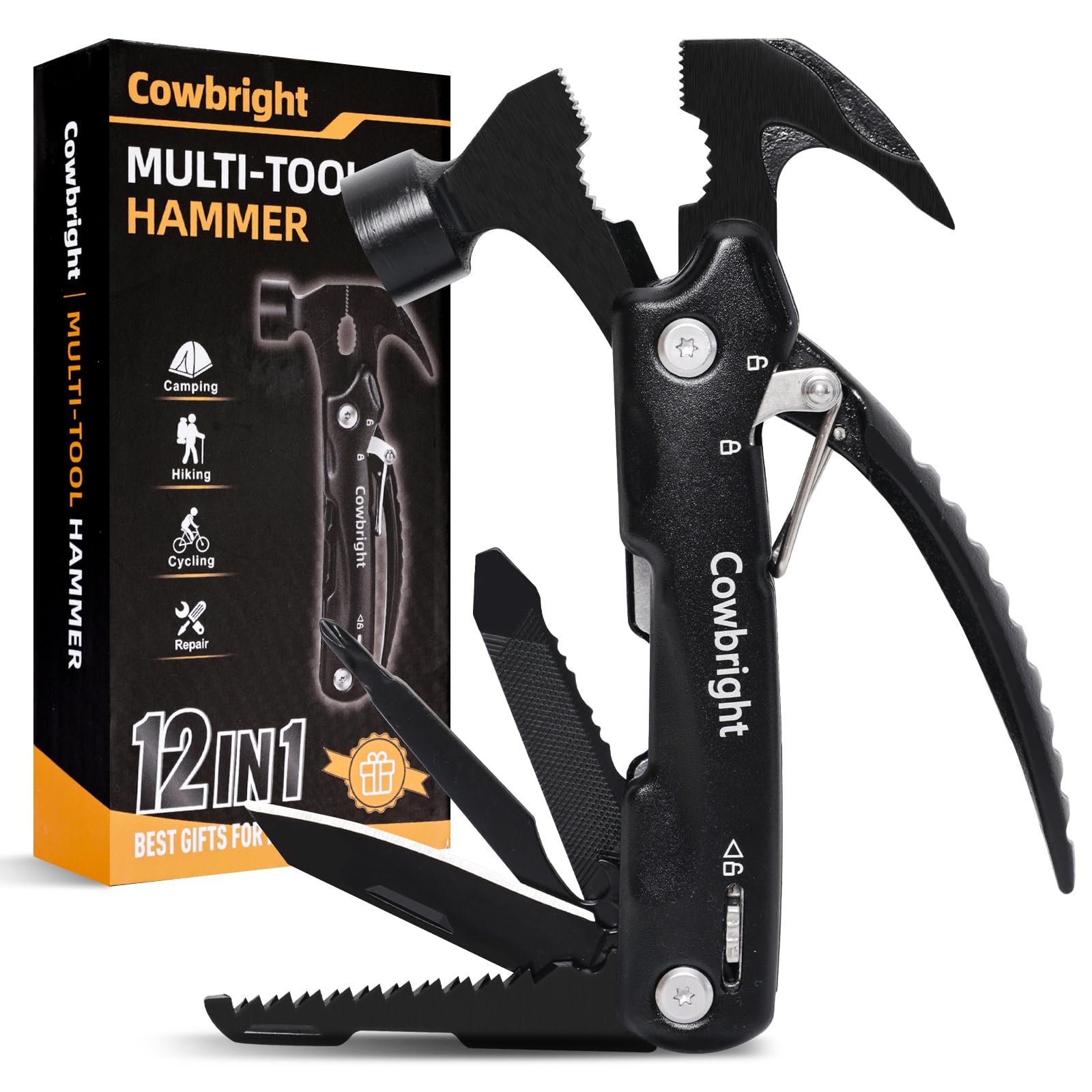 Gifts for Men Hammer Multitool Unique Gifts For Men Who Have Everything -Mens Gifts for Dad Him Husband Gadget Gifts -Stocking Stuffers for Adults Men Christmas Gifts for Men 2024