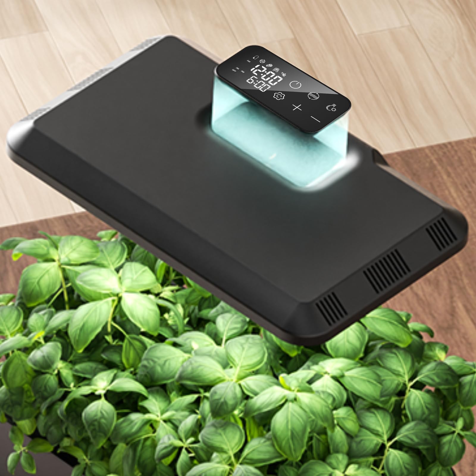 URUQ Hydroponic Garden Remote Control: Compatible with HP-GC202 Hydroponics Growing System Indoor Herb Garden Black