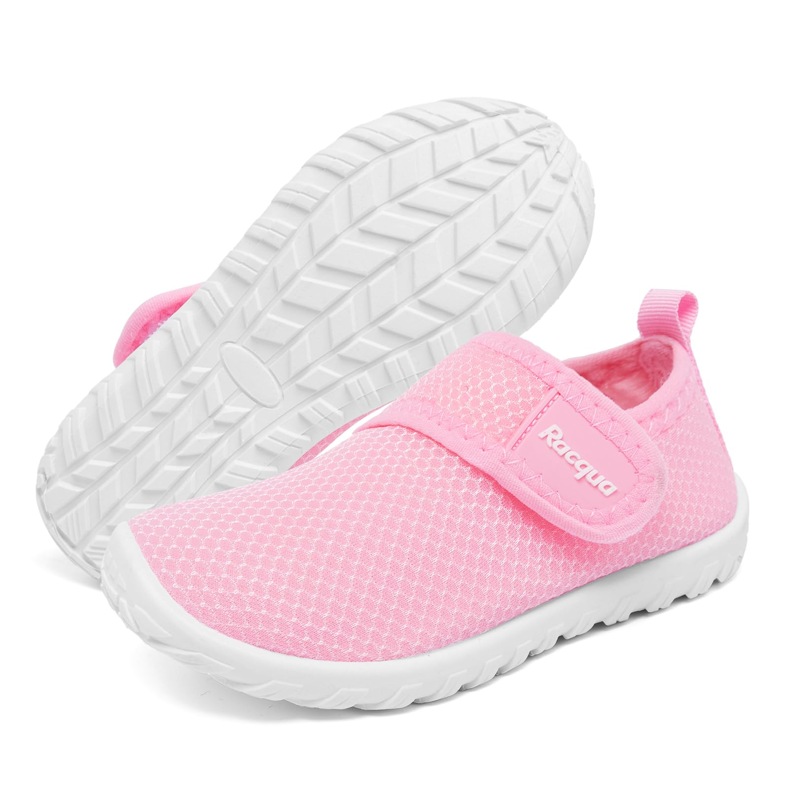 Racqua Baby Water Shoes Swimming Boys Slip On Pool Beach Shoes Girls Shoes Pool Beach Quick Dry Shoes Infant Pink 6-12Months