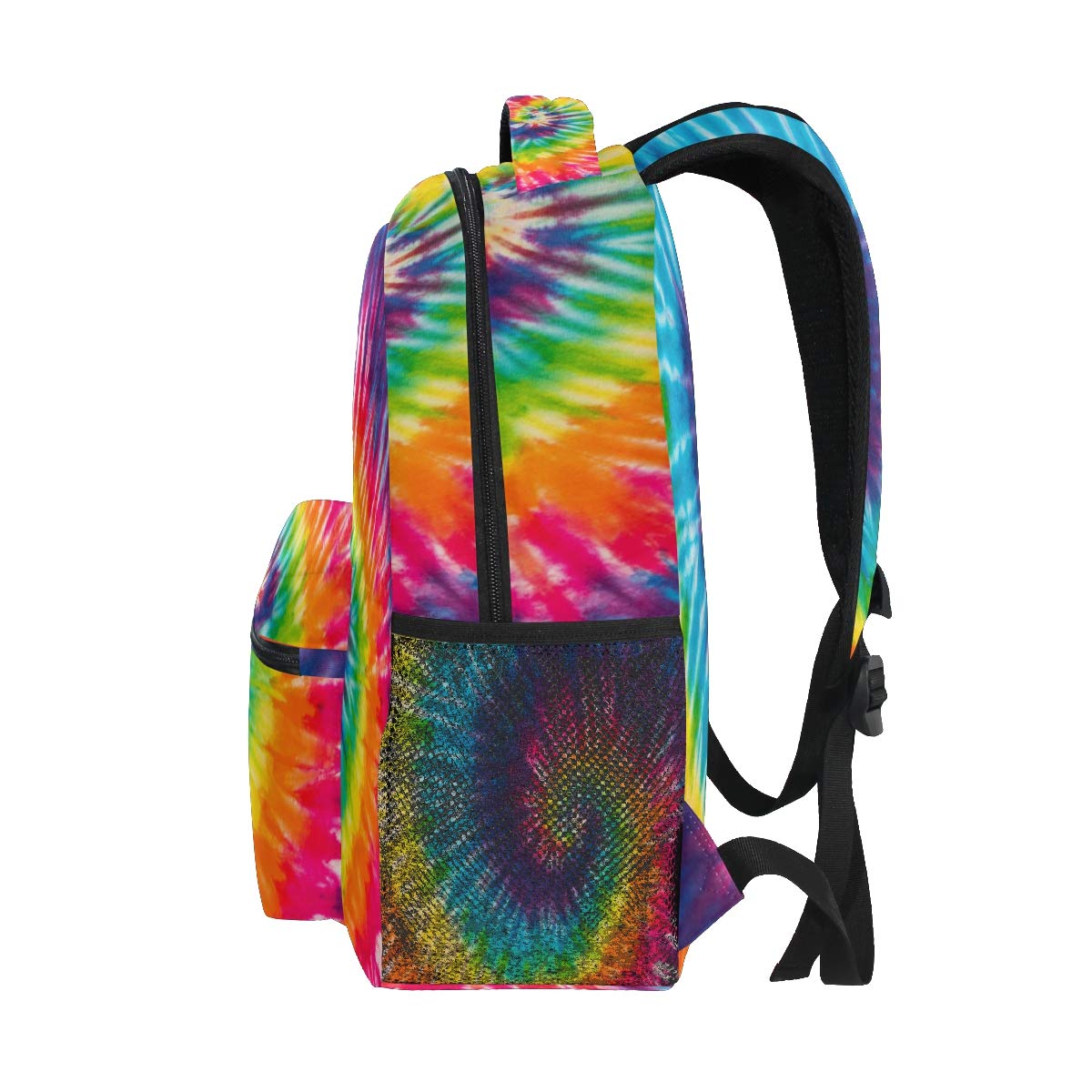 ALAZA Swirl Tie Dye Backpack Daypack School Bag Travel Shoulder Bag for Students Boys Girls