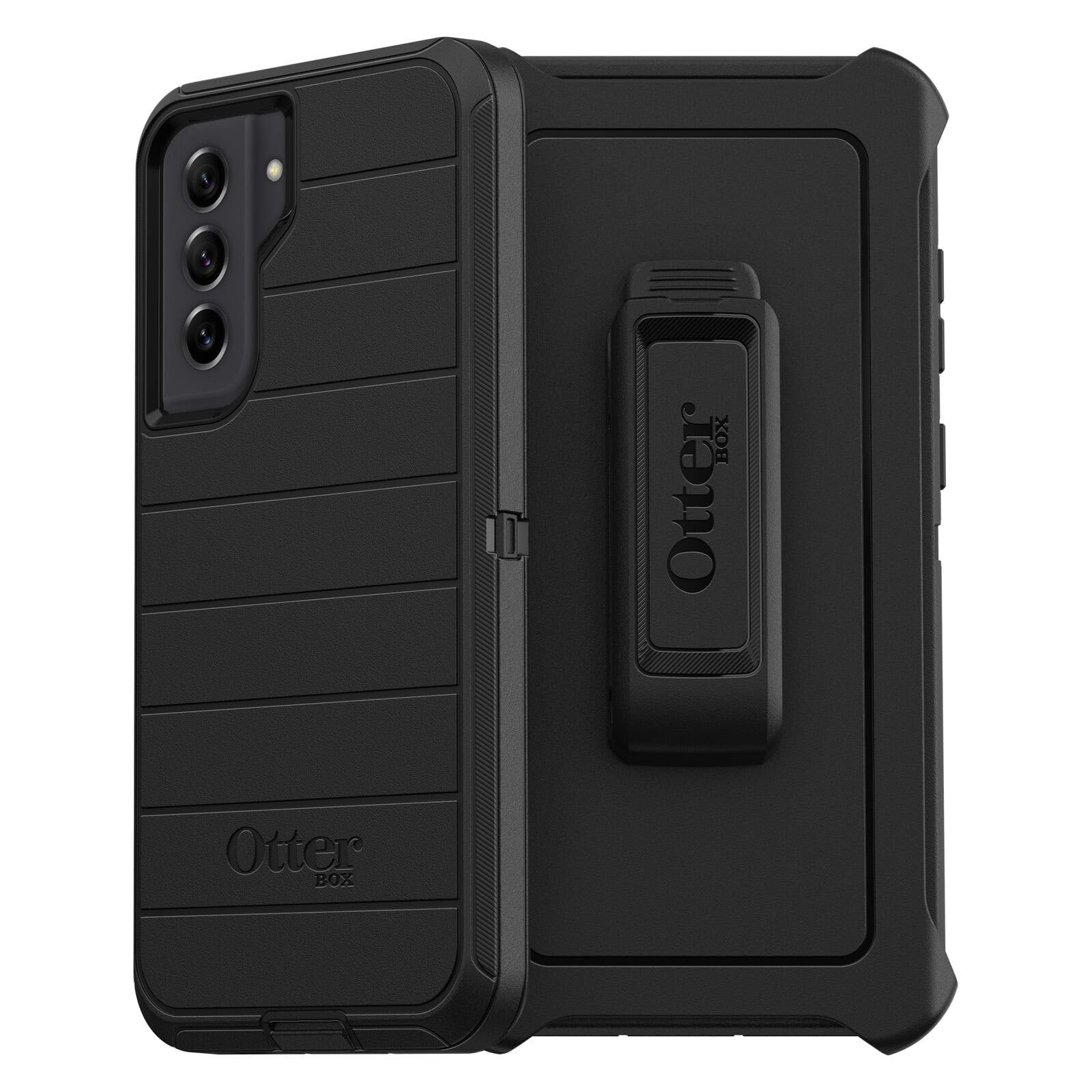 OtterBox Defender Case for Samsung Galaxy S21 FE 5G, Shockproof, Drop Proof, Ultra-Rugged, Protective Case, 4X Tested to Military Standard, Black