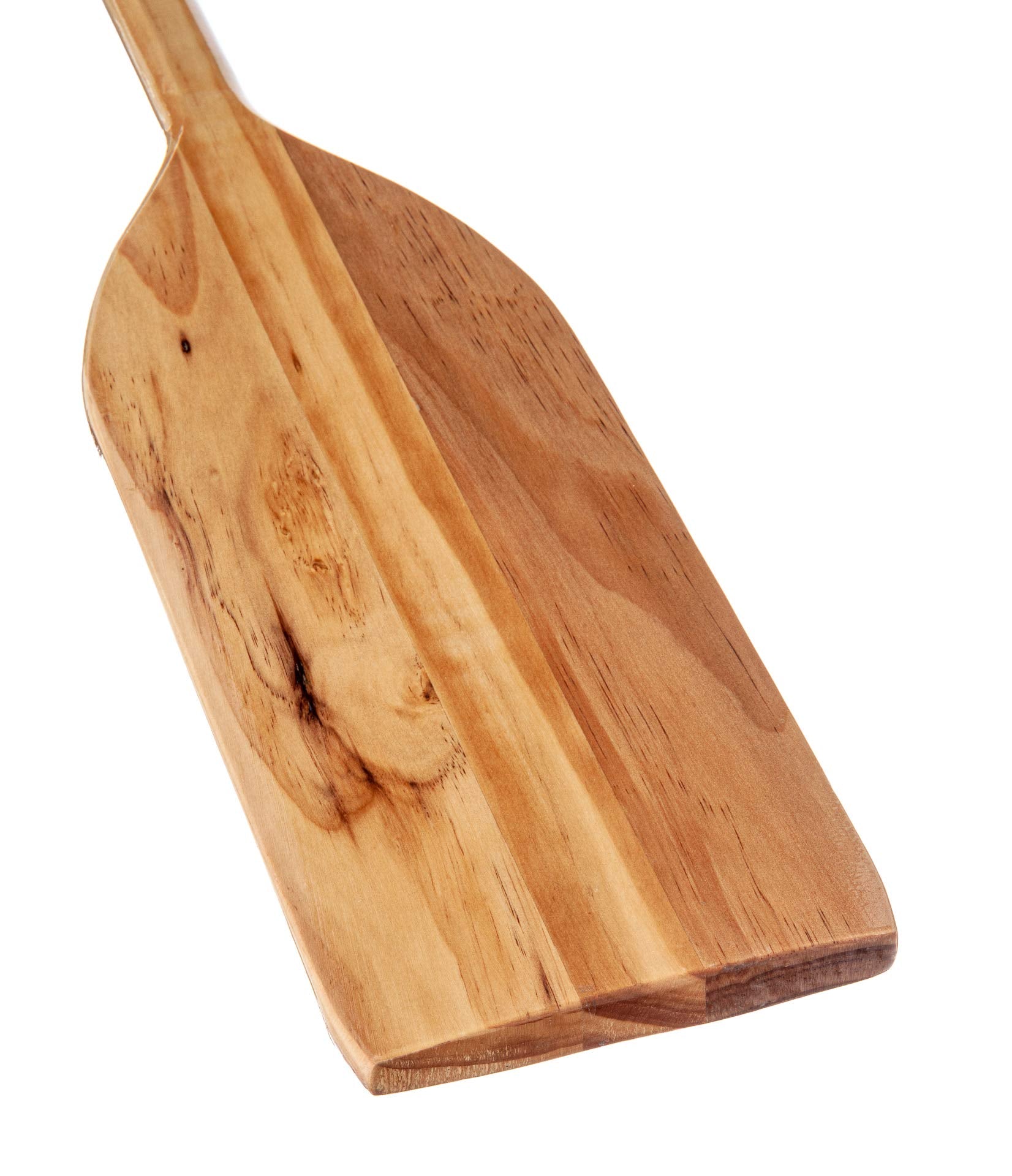 Seachoice 5 Ft. Wood Paddle, New Zealand Pine Construction, 17-3/4 in. X 5-7/8 in. Blade, Wide Top Hand Grip, Clear Finish,Tan