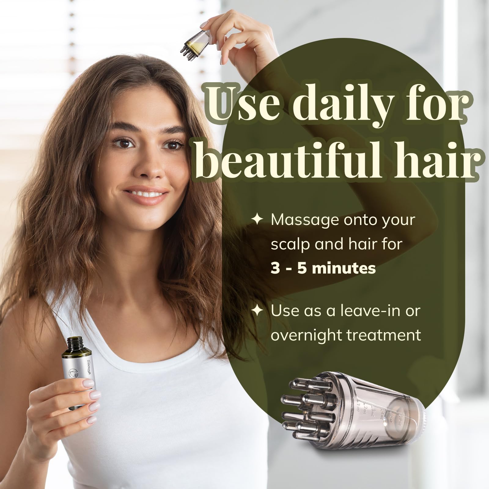 RootStim Raw Batana Oil for Hair Growth - 100% Pure & Natural Hair Growth Oil - Sourced from Honduras by Dr. Sebi Batana Oil for Hair Growth and Thickness for Women and Men