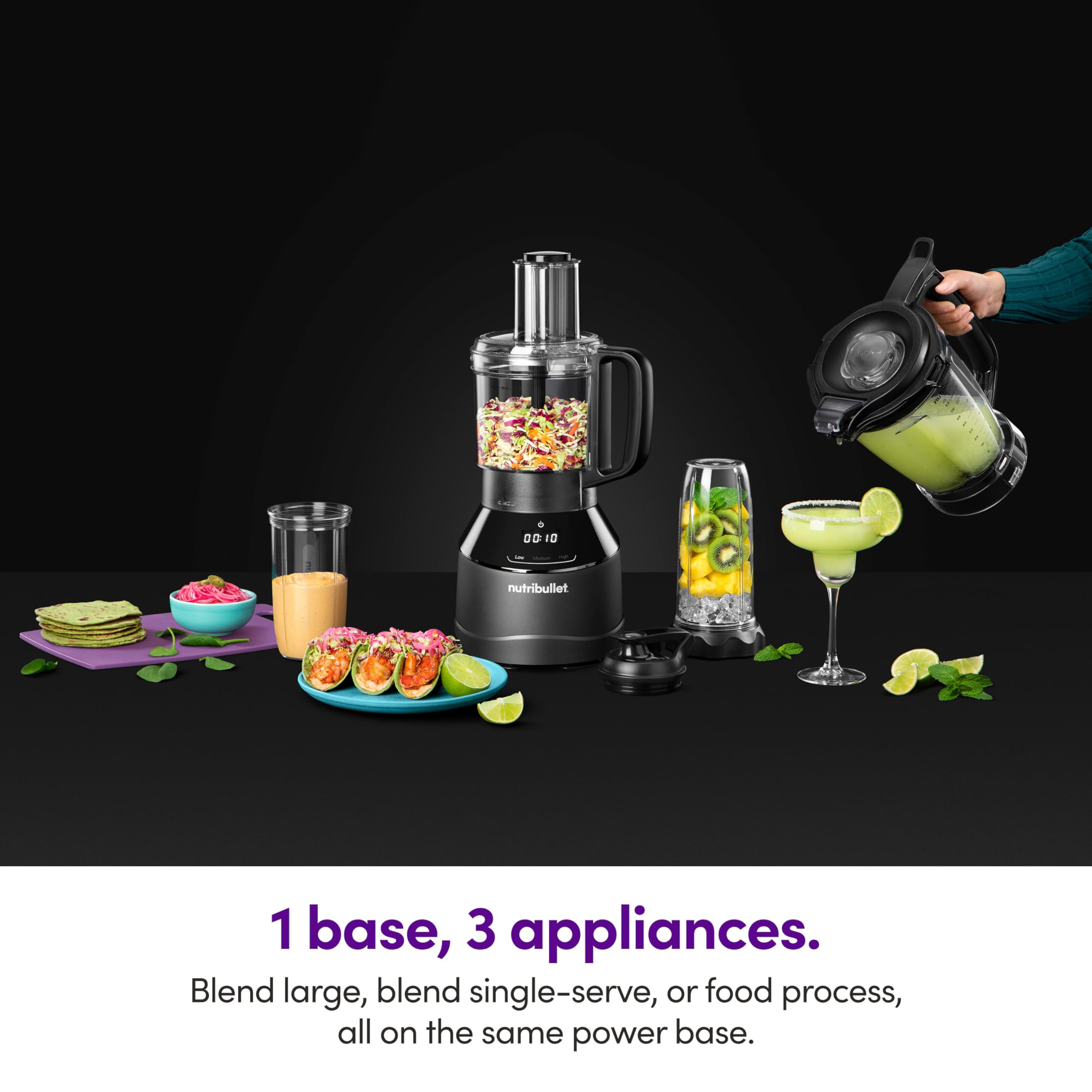 nutribullet Triple Prep System NBKS50100, Black