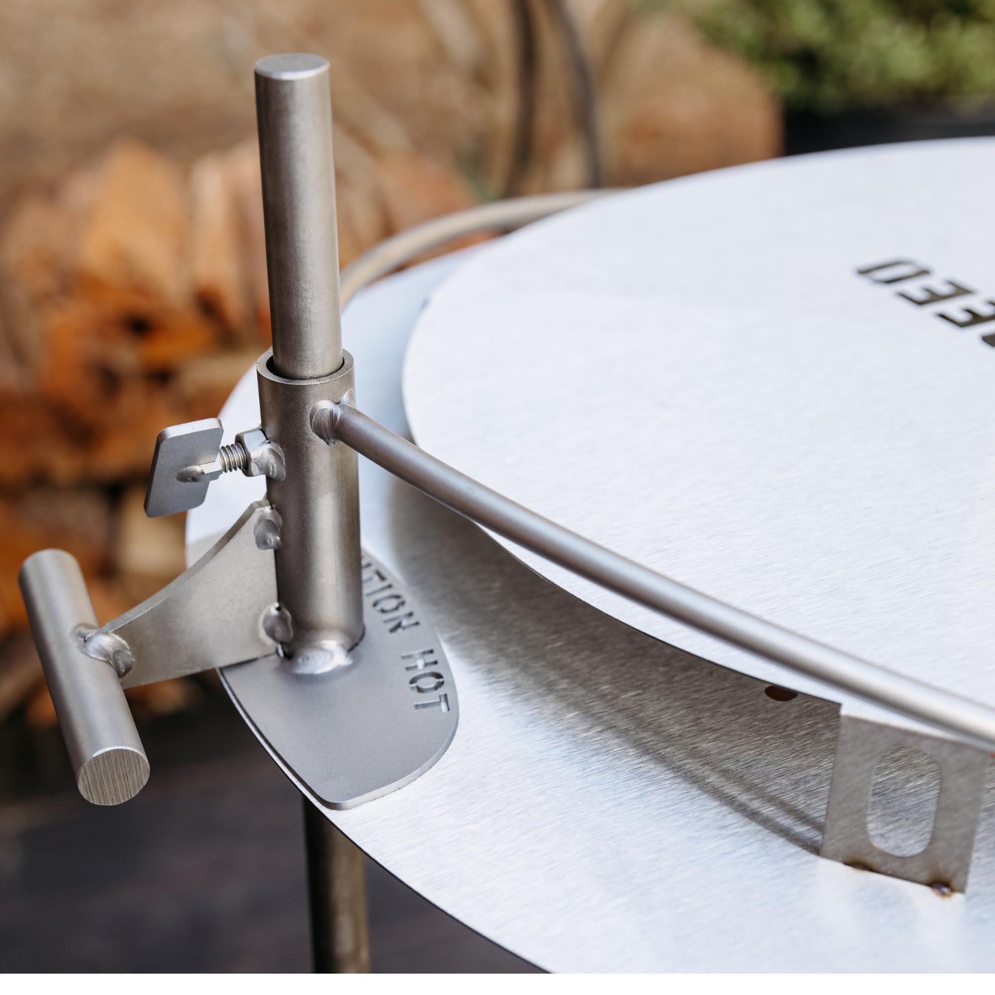 Breeo Outpost™ Heat Deflector X19 / Y Series - Compatible with X19 & Y Series Smokeless Fire Pits - Maximize Hot Airflow - Stainless Steel, USA Made - Live-Fire Cooking Accessory (Heat Deflector ONLY)