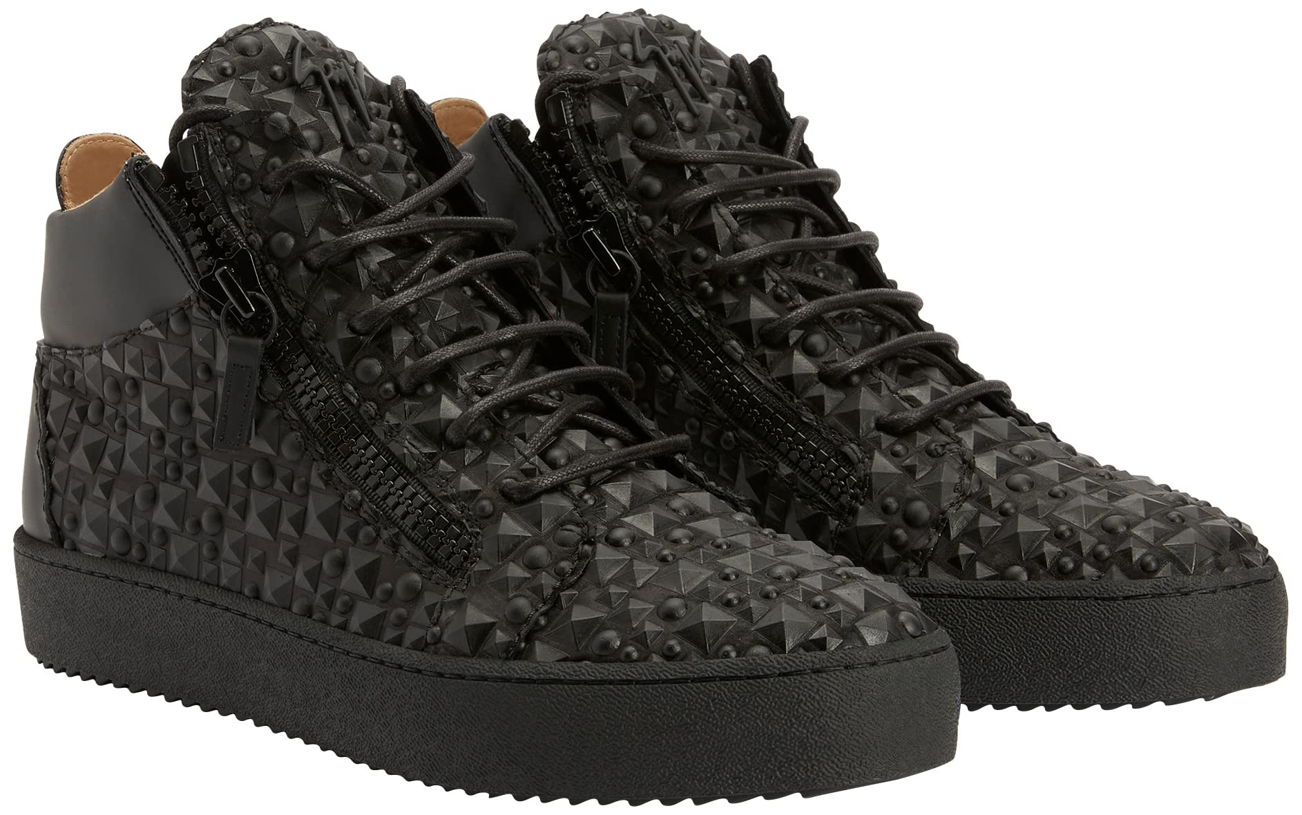 Giuseppe Zanotti, Kriss Mid Top Sneakers, 9, Black