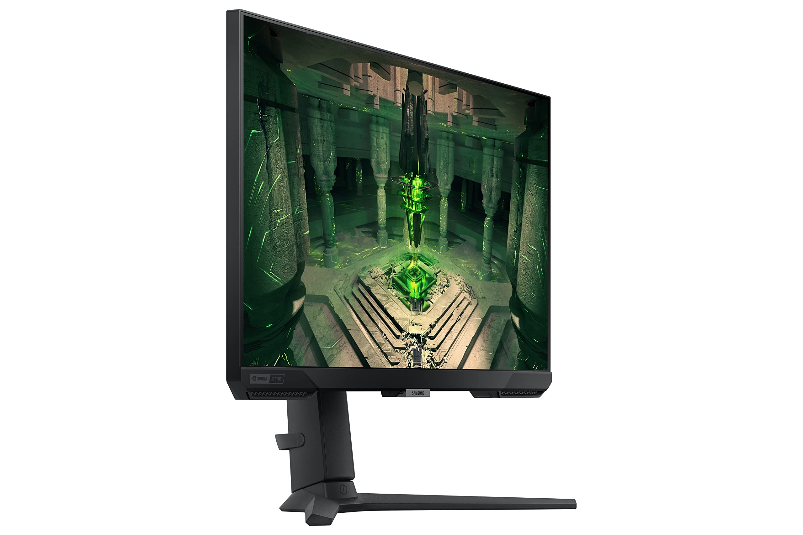 SAMSUNG 25" Odyssey G4 Series FHD Gaming Monitor, IPS, 240Hz, 1ms, G-Sync Compatible, AMD FreeSync Premium, HDR10, Ultrawide Game View, DisplayPort, HDMI, Fully Adjustable Stand, LS25BG402ENXGO