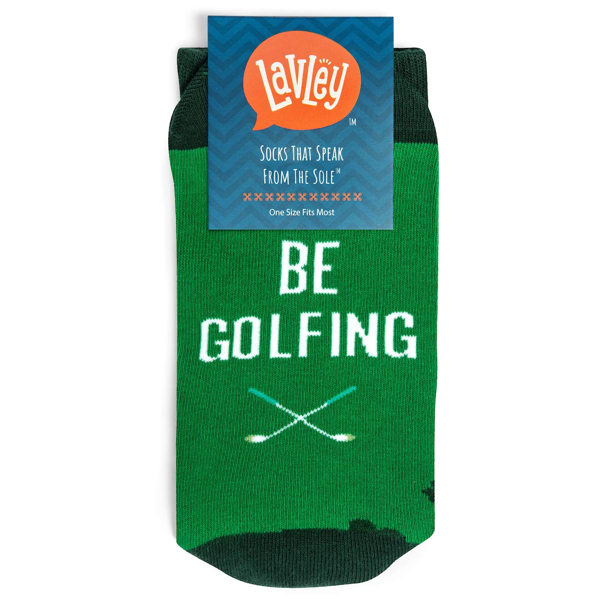 Lavley I'd Rather Be Golfing Socks - Unique Golf Gift Idea for Men - Unisex, One Size