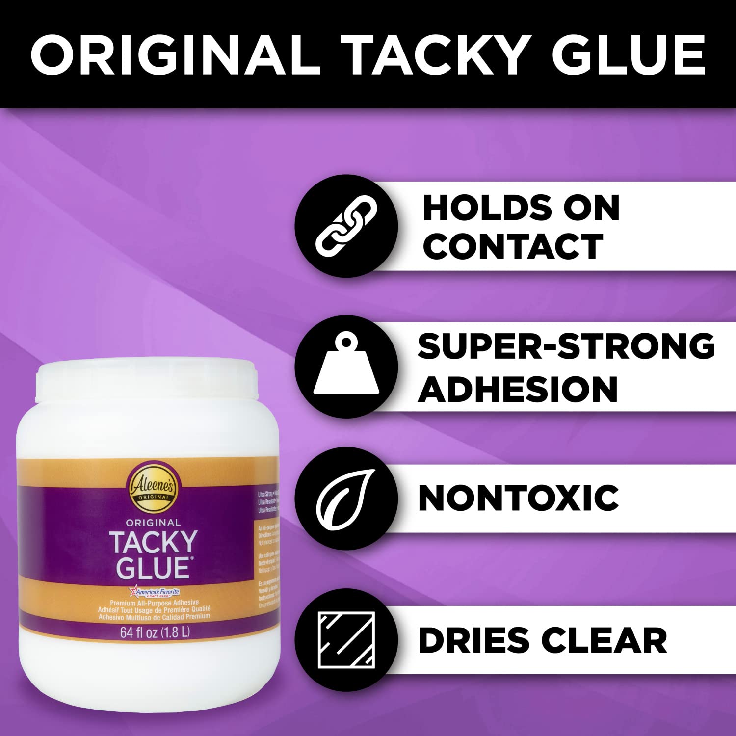 Aleene's Original, 64Fl Oz Tacky Glue, 64 FL Refill