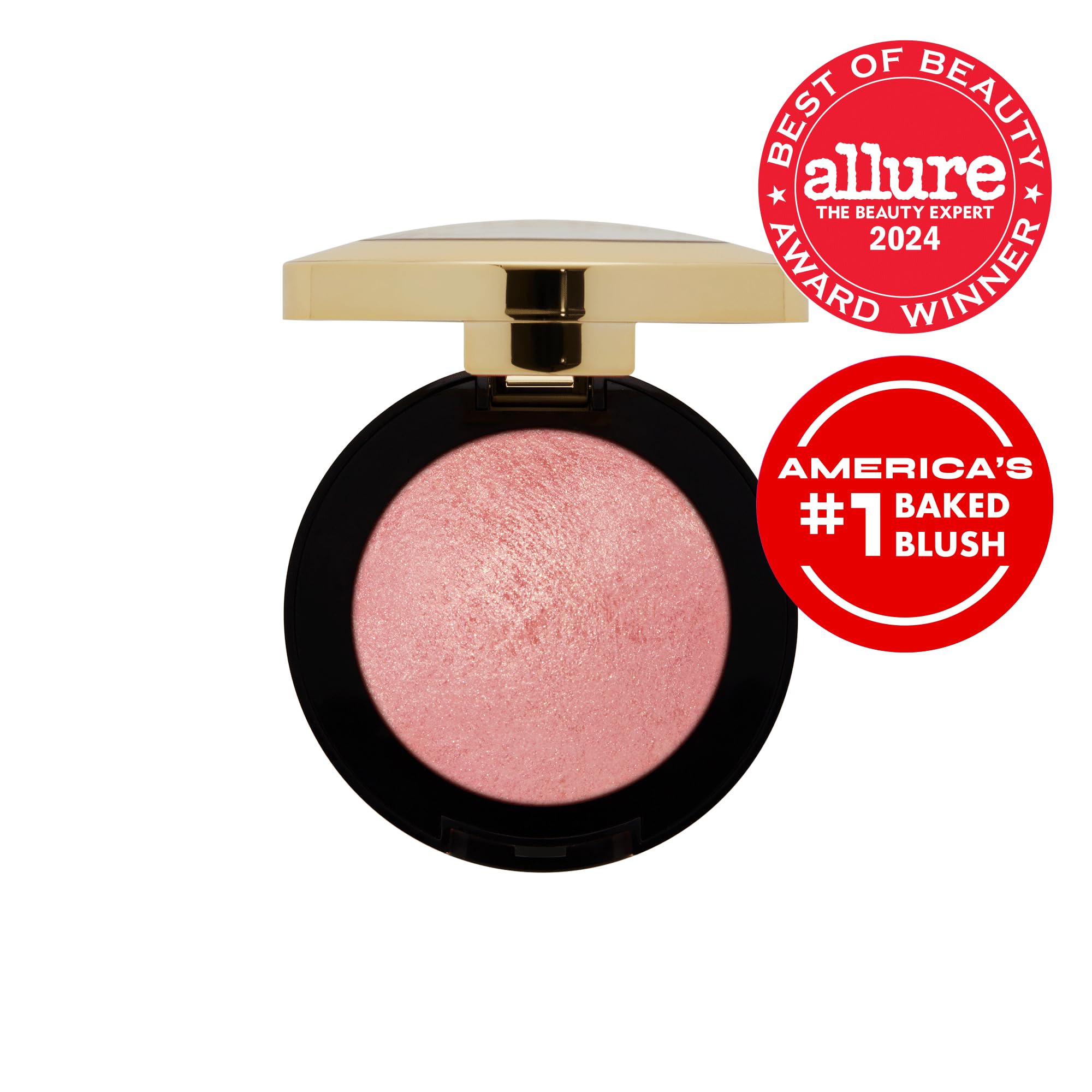 Milani Baked Blush - Luminoso (0.12 Ounce) Cruelty-Free Powder Blush - Shape, Contour & Highlight Face for a Shimmery or Matte Finish