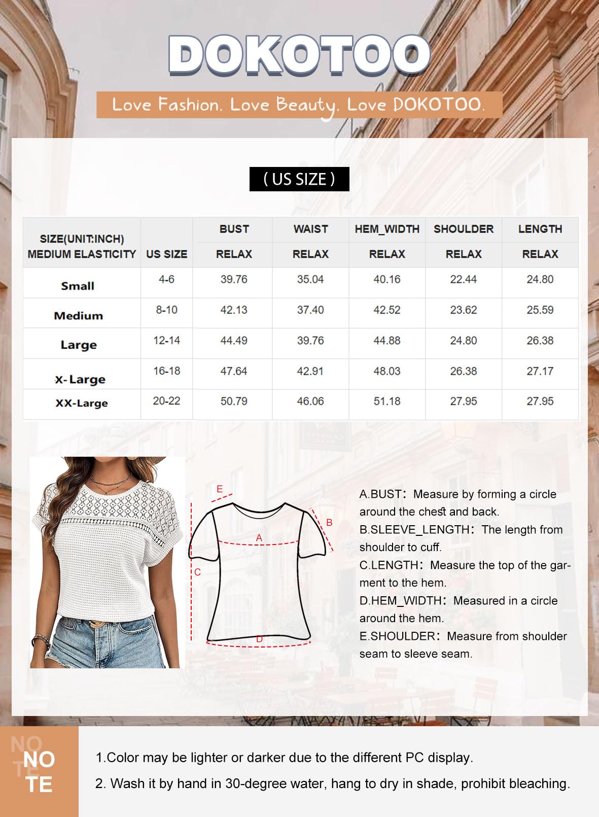 Dokotoo Womens Spring Tops for Women 2024 Trendy Dressy Casual Boat Neck Waffle Knit Short Sleeve Shirts for Women Summer Loose Fit Blouses Solid Color Tunic Top Tee T Shirt for Work Beige M