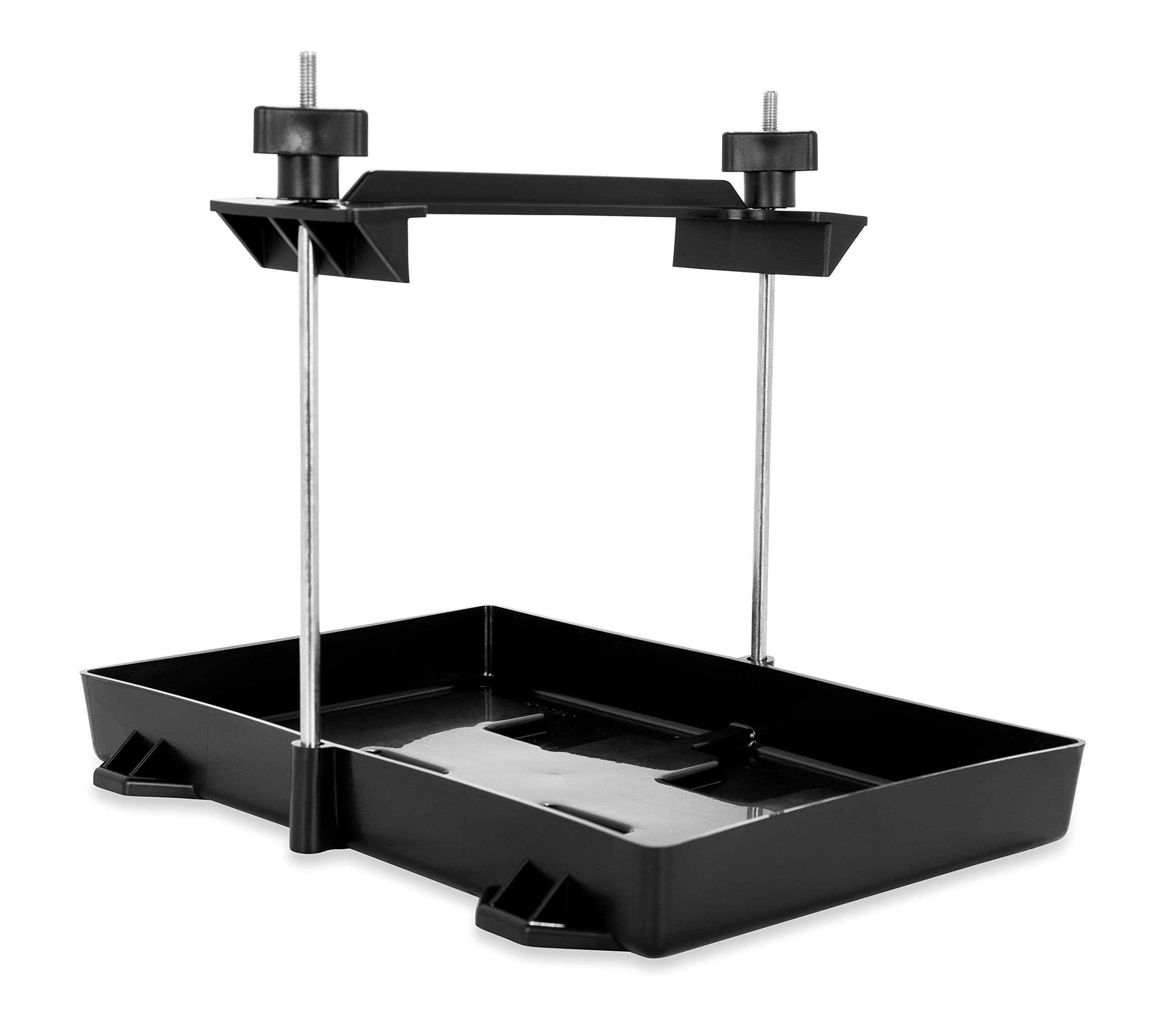 Camco Camper/RV Standard Battery Hold-Down Tray | Holds 24/24M Automotive Batteries | Fits Batteries Up to 11 1/8" L x 6 ¾" W x 8" H (55394)