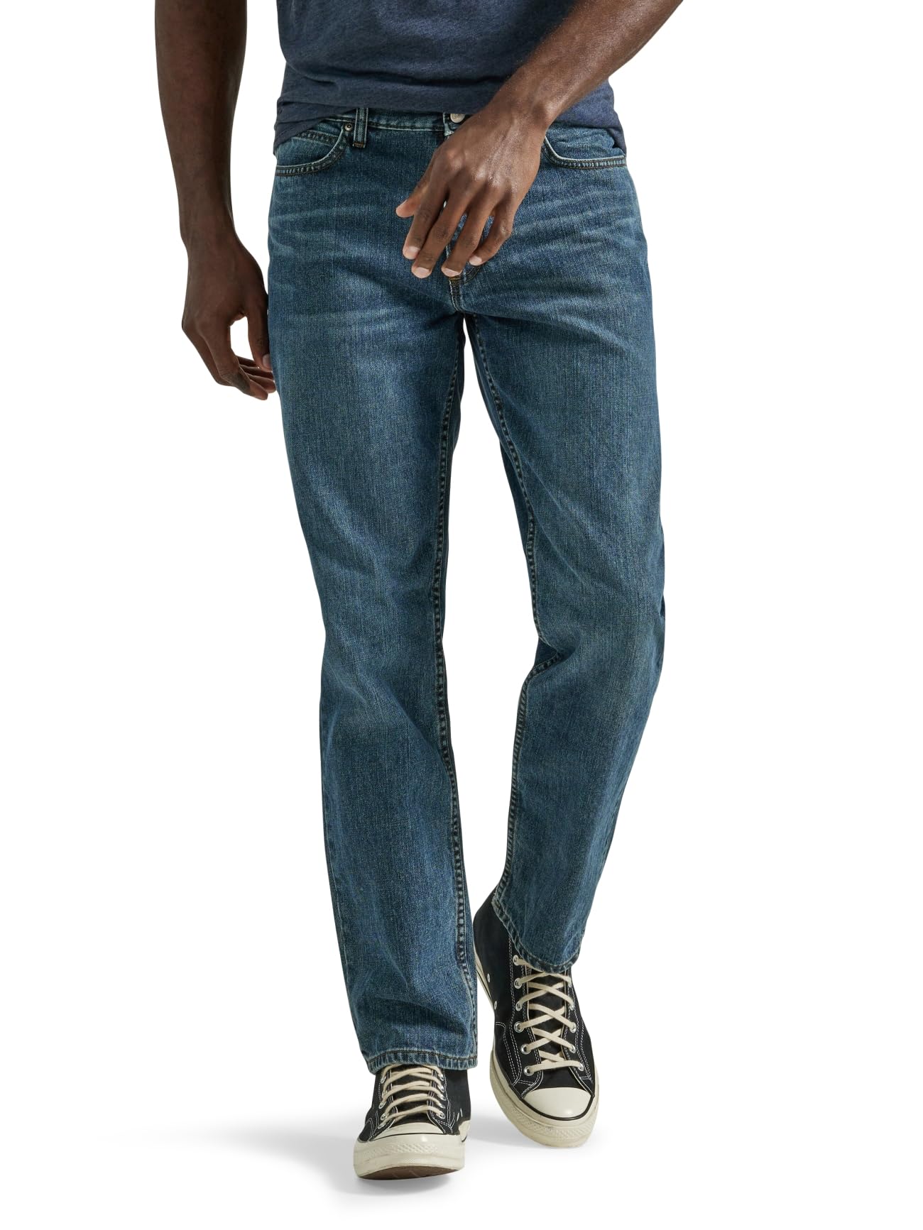 Lee Men's Legendary Relaxed Straight Jean, Lieutenant, 33W x 30L