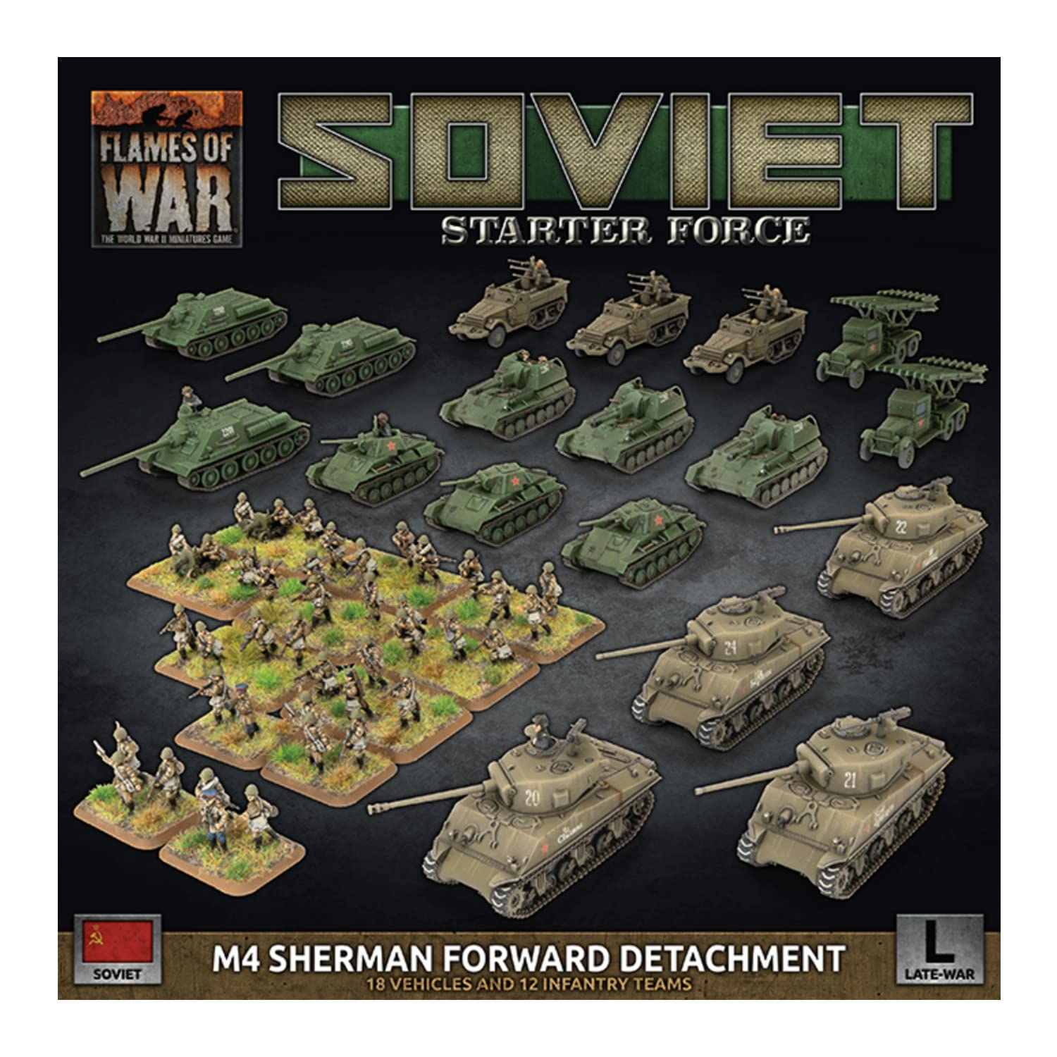 Flames of War - M4 Sherman Forward Detachment SUAB16