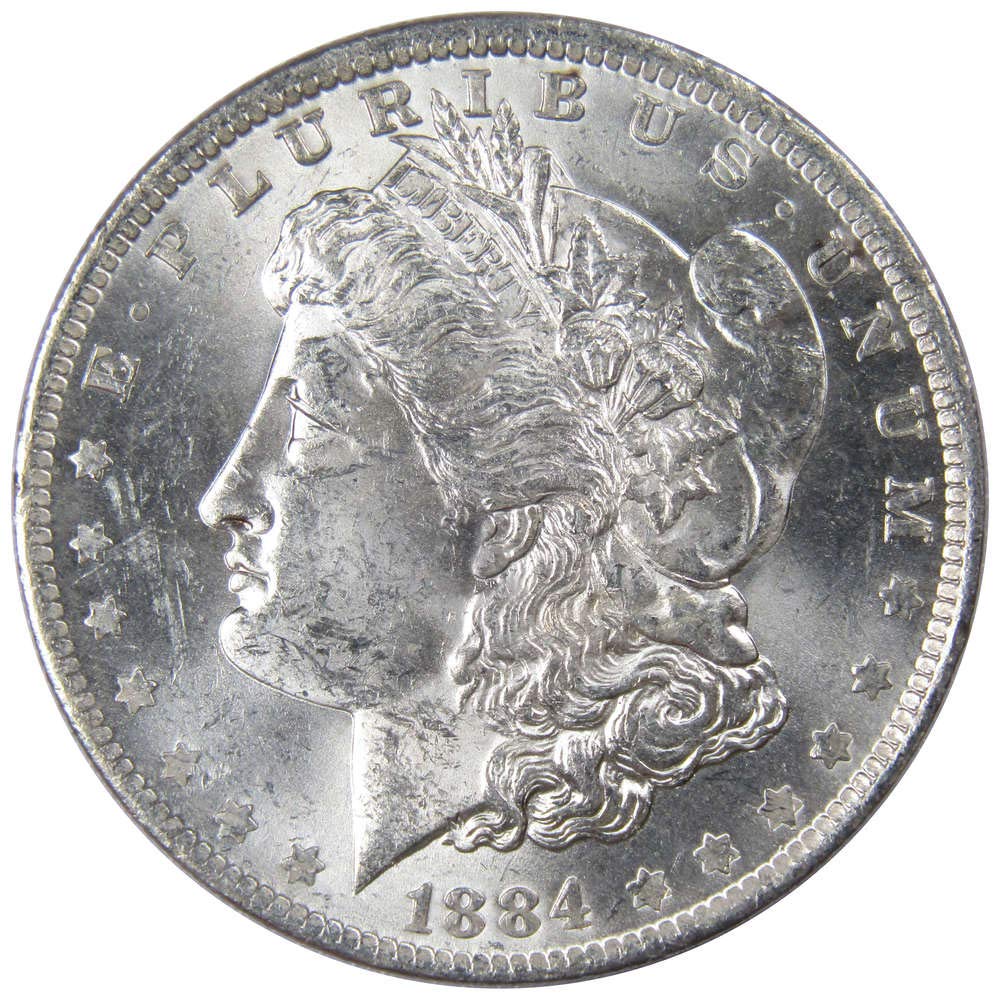 1884 O Morgan Dollar Choice About Uncirculated 90% Silver $1 US Coin Collectible