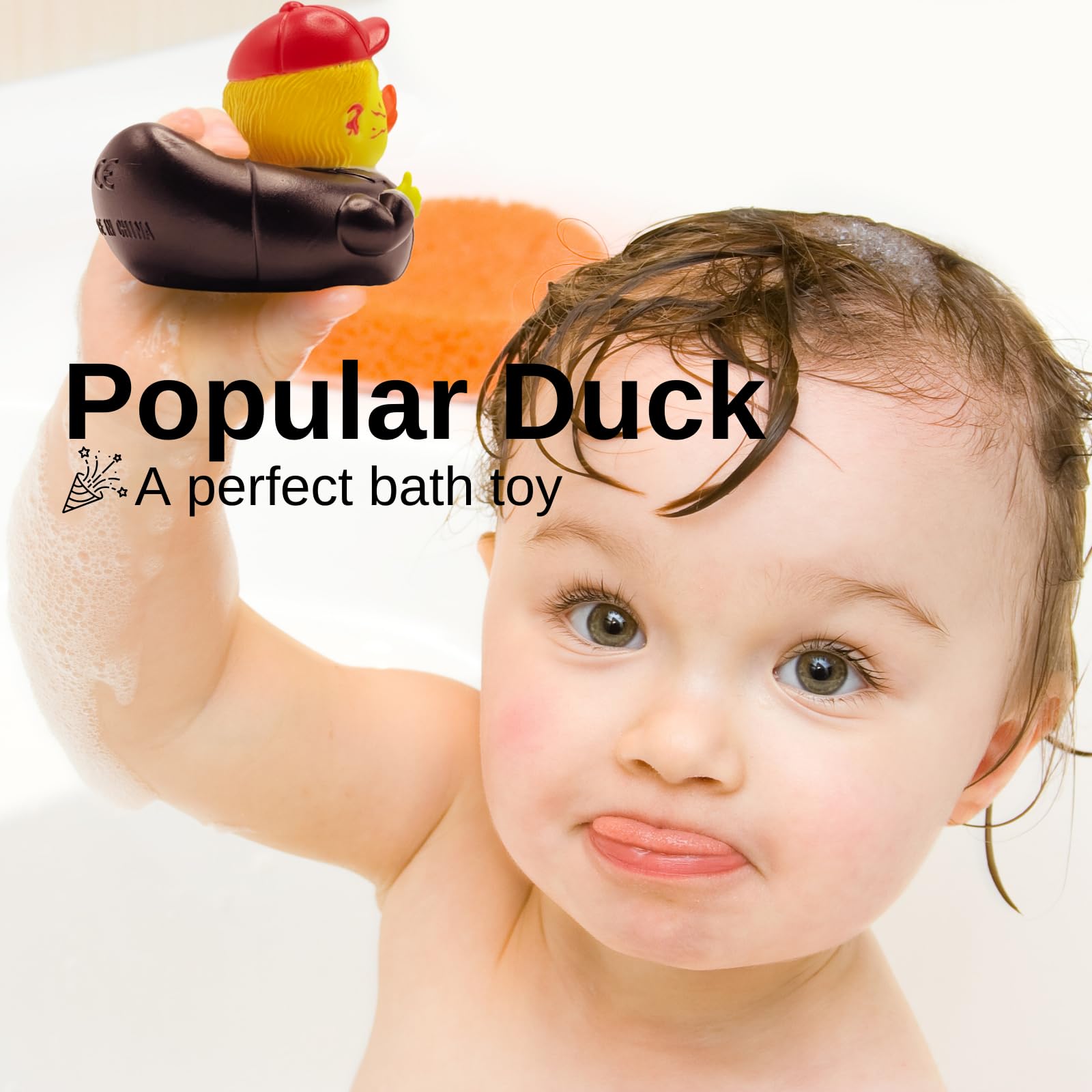 Donald Trump Ducks, 2024 New Squeak Rubber Duck for Baby Bath and Jeep Ducking, 3.5 Inch Funny Duck Toy for Kids Gift Rubber Ducks Trump Gifts