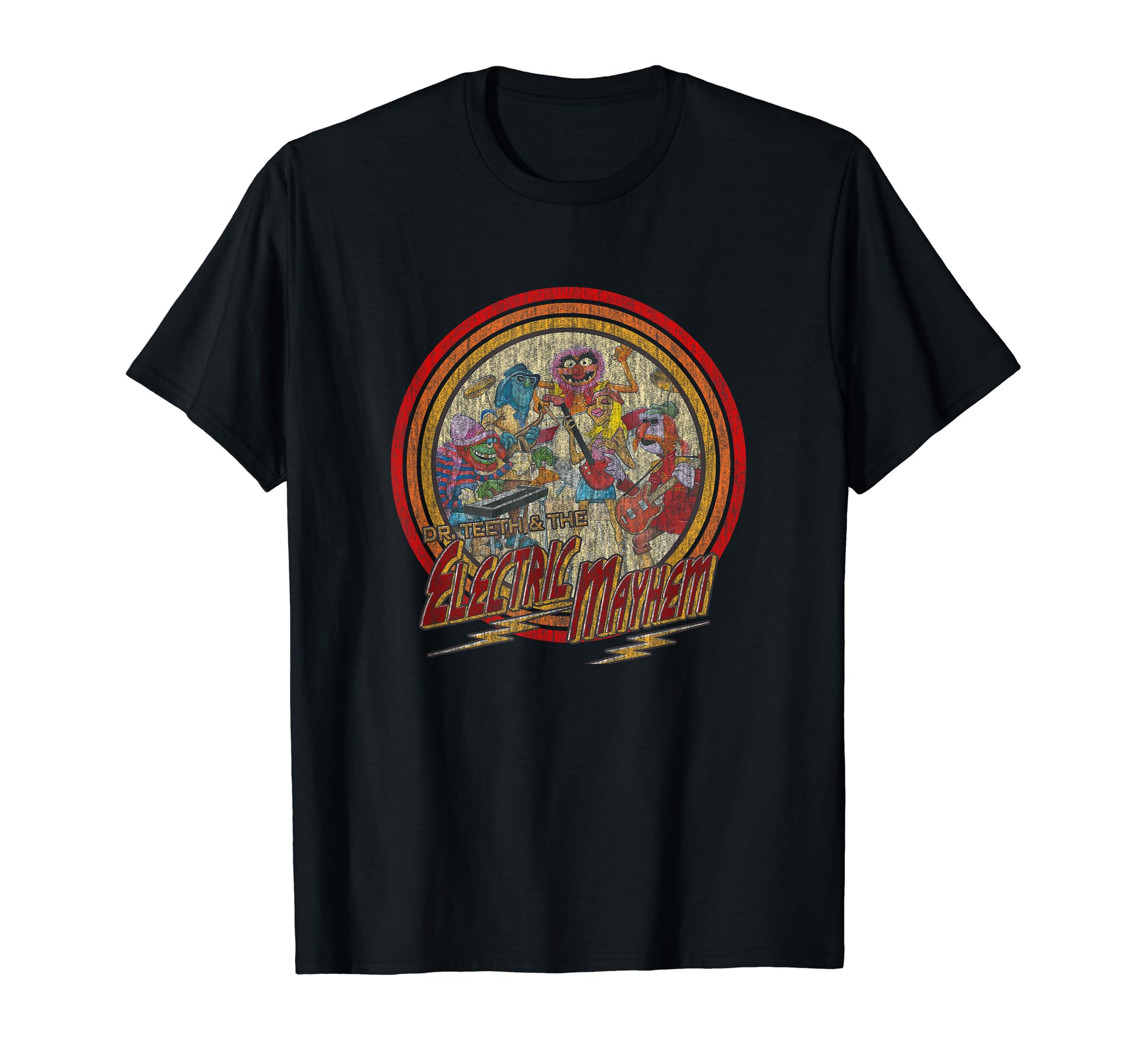 Disney The Muppets Electric Mayhem Vintage Band Poster T-Shirt