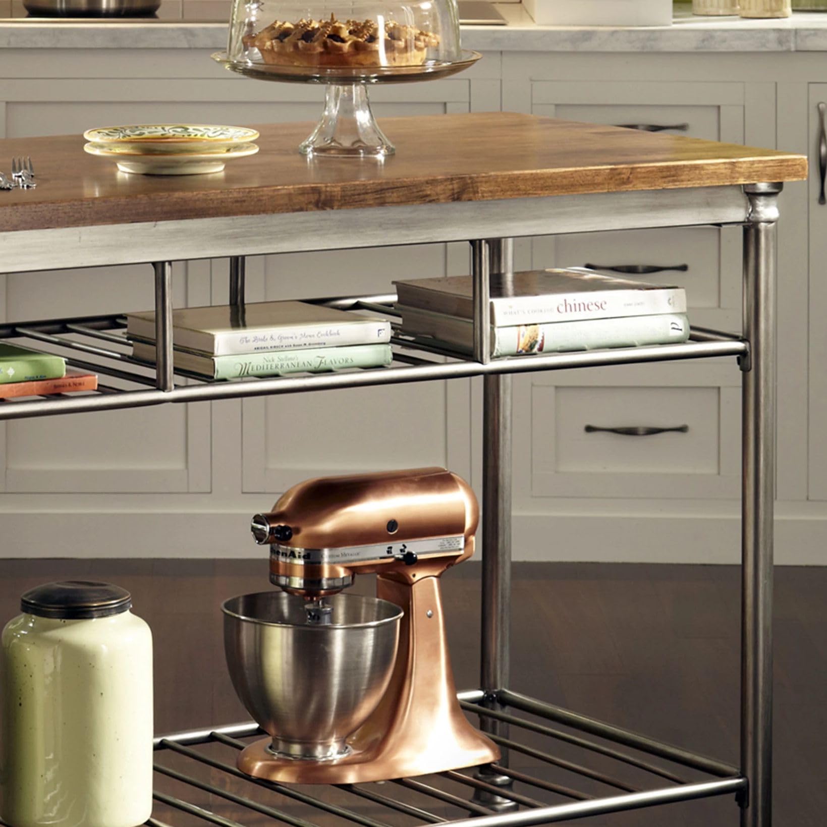 Homestyles Orleans Kitchen Island, FURNITURE, Brown